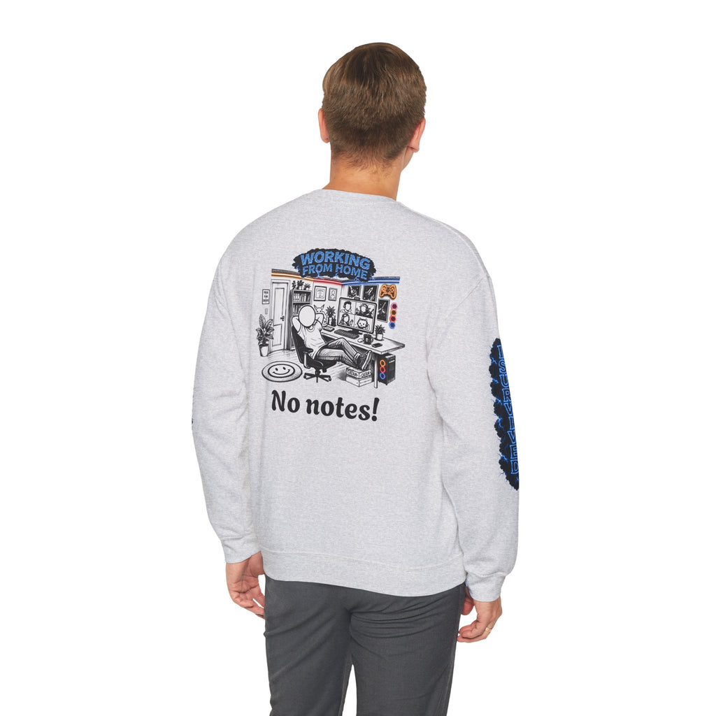 I Survived 2020 — LOCKDOWN S3:E4: Director's Cut "Working From Home" Unisex Heavy Blend™ Crewneck Sweatshirt