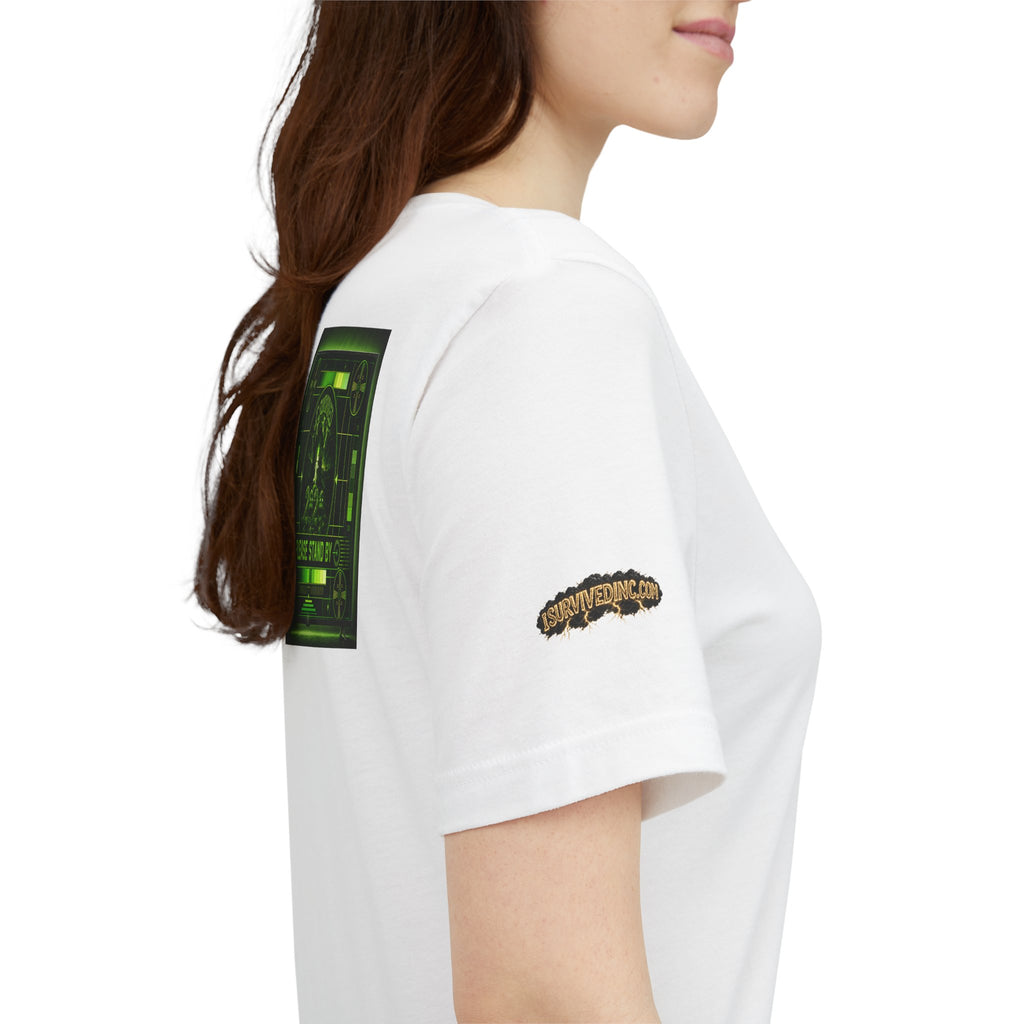 I Survived 2020 — "Please Stand By" Test Pattern Toxic Signal Tee Special Edition Summer Premiere Unisex Jersey Short Sleeve Tee