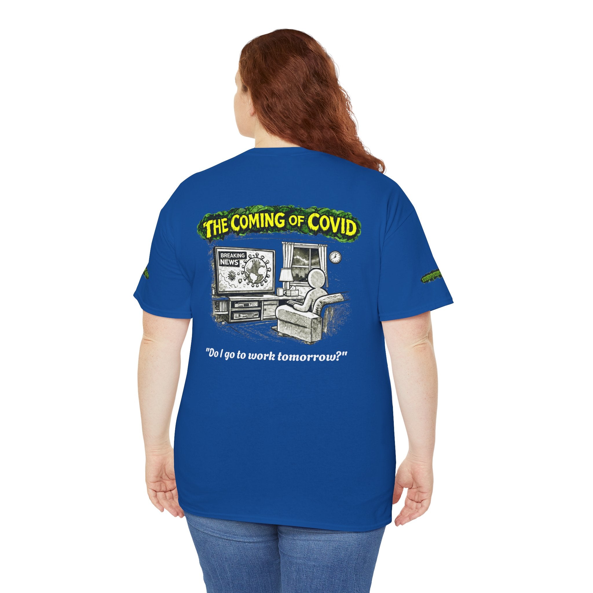 I Survived 2020 — PANDEMIC S1:E2: Special Edition "The Coming of COVID" Unisex Heavy Cotton Tee