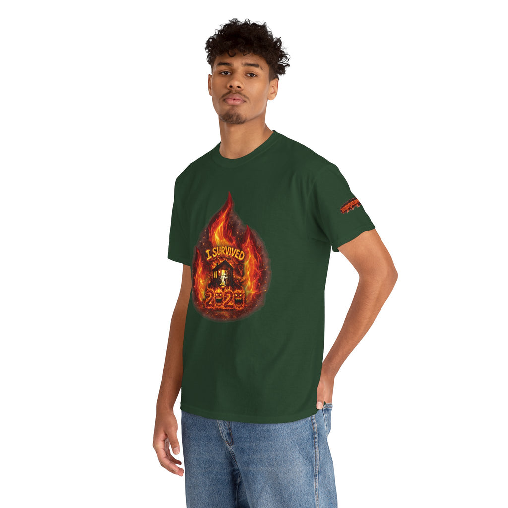 I Survived 2020 — Director's Cut S2:E3 "The California Wildfires" | Wildfire Edition Memorial Unisex Heavy Cotton Tee (SPECIAL EDITION)