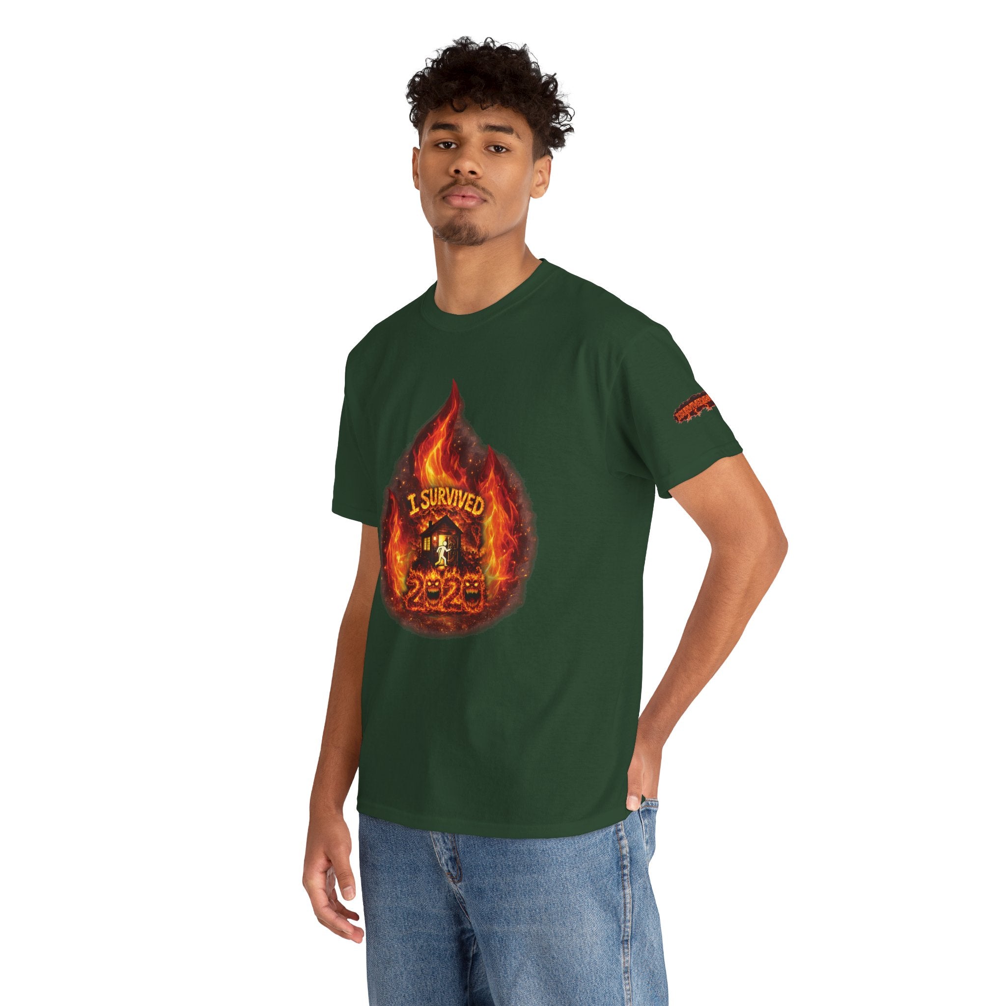 I Survived 2020 — Director's Cut S2:E3 "The California Wildfires" | Wildfire Edition Memorial Unisex Heavy Cotton Tee (SPECIAL EDITION)