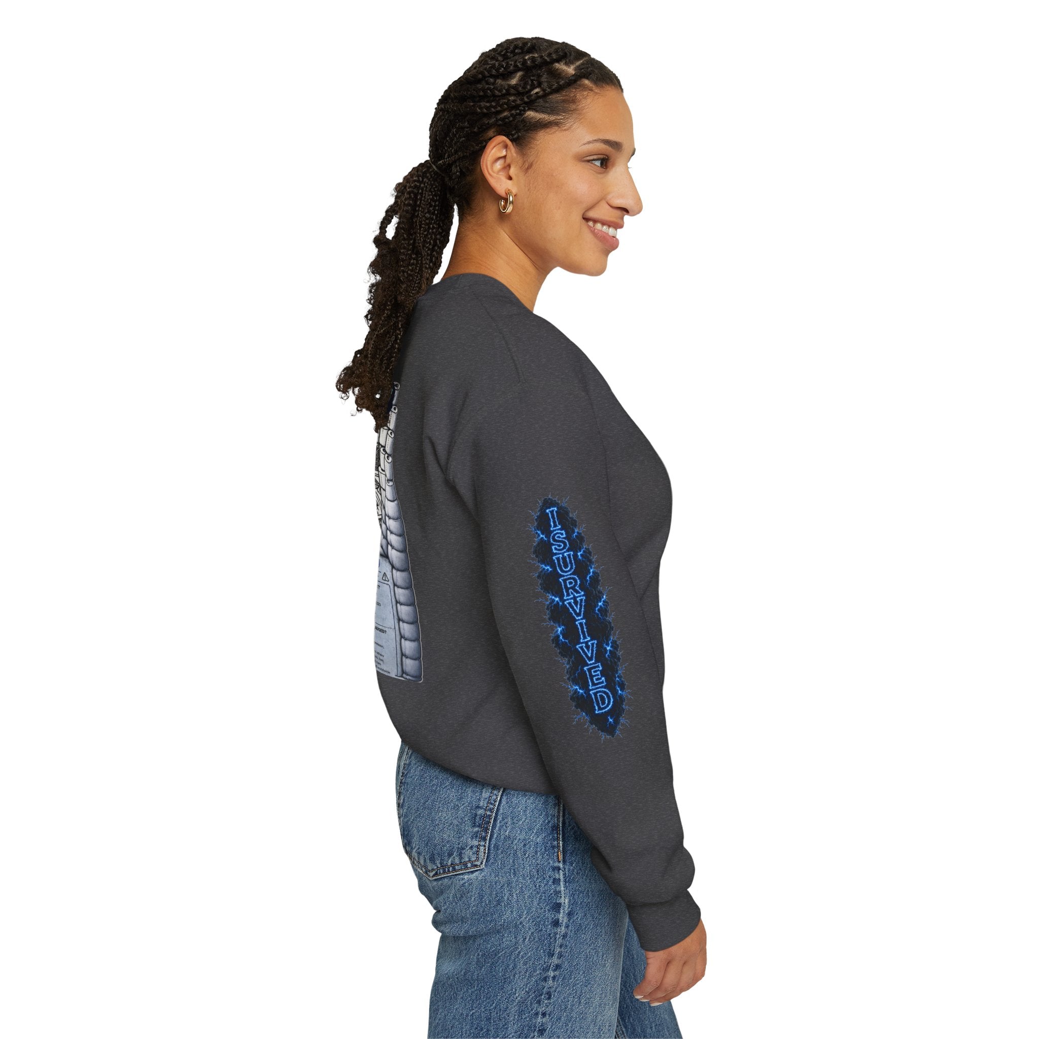 I Survived 2020 —  LOCKDOWN S3:E1: Director's Cut Special Edition "Quarantine" Unisex Heavy Blend™ Crewneck Sweatshirt