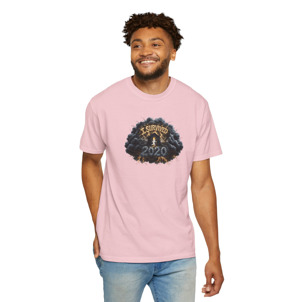 I Survived 2020 — Original PILOT Design: Director's Cut Unisex Garment-Dyed T-shirt