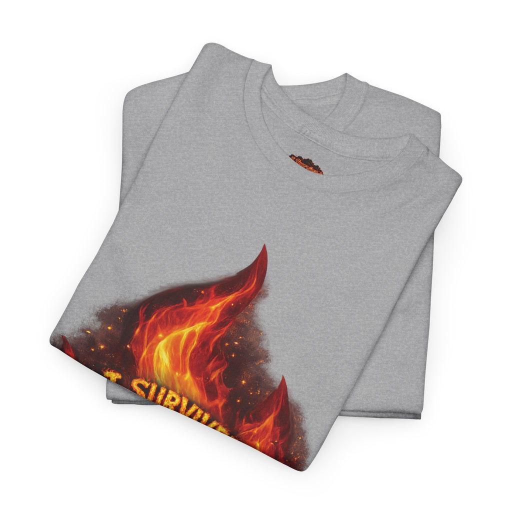 I Survived 2020 — Director's Cut S2:E4 "Western U.S. Wildfire Season" | Mid-Season Finale Pt. 1 | Wildfire Edition Memorial Unisex Heavy Cotton Tee (SPECIAL EDITION)