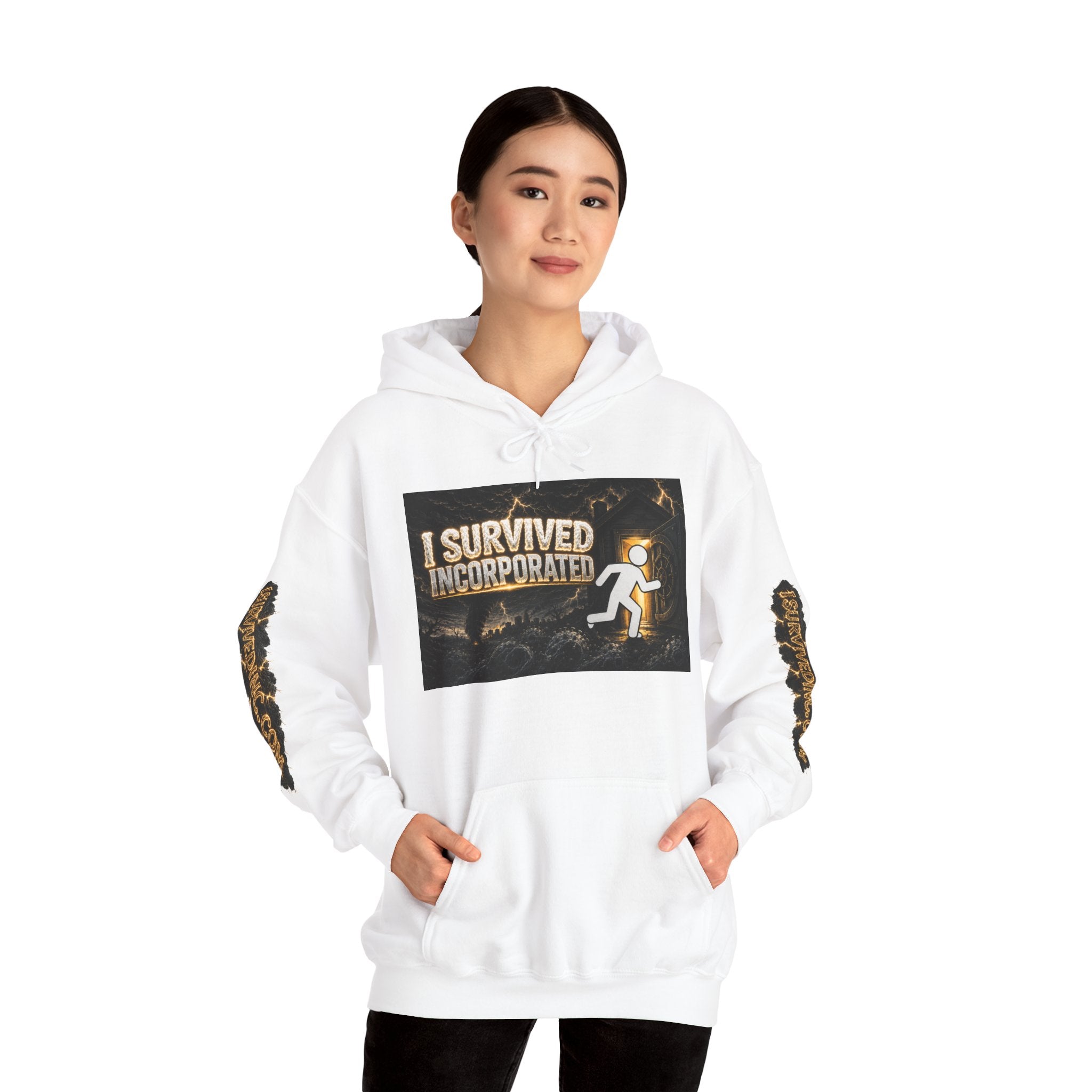 I Survived Incorporated Hoodie Sweatshirt – Original Design Teaser