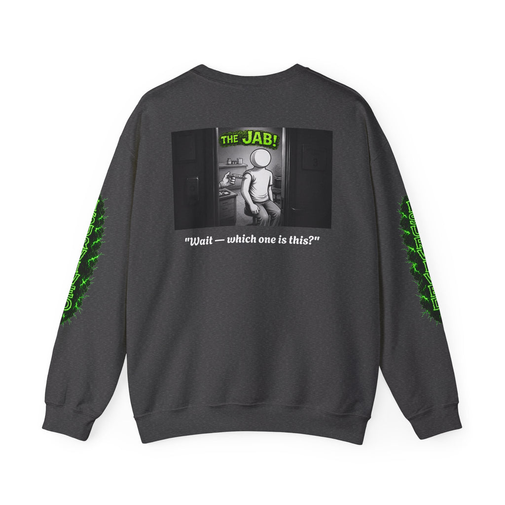 I Survived 2020 — Director's Cut S1:E3 "The Jab!" | Pandemic Edition Unisex Heavy Blend™ Crewneck Sweatshirt