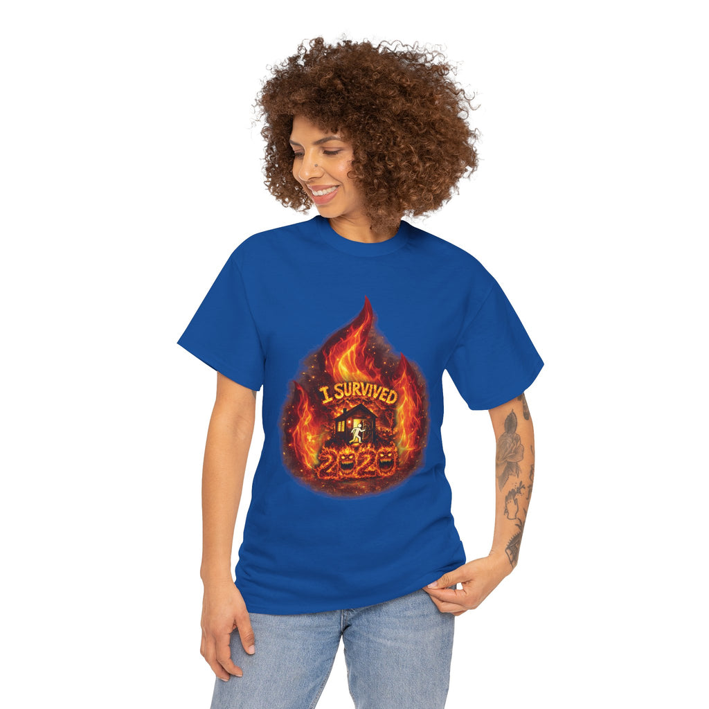 I Survived 2020 — Director's Cut S2:E1 "Berry Creek" | Wildfire Edition Memorial Unisex Heavy Cotton Tee