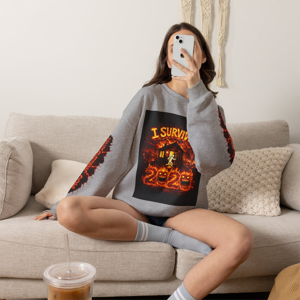 I Survived 2020 — WILDFIRES S2:E1: "Berry Creek" Memorial Unisex Heavy Blend™ Crewneck Sweatshirt