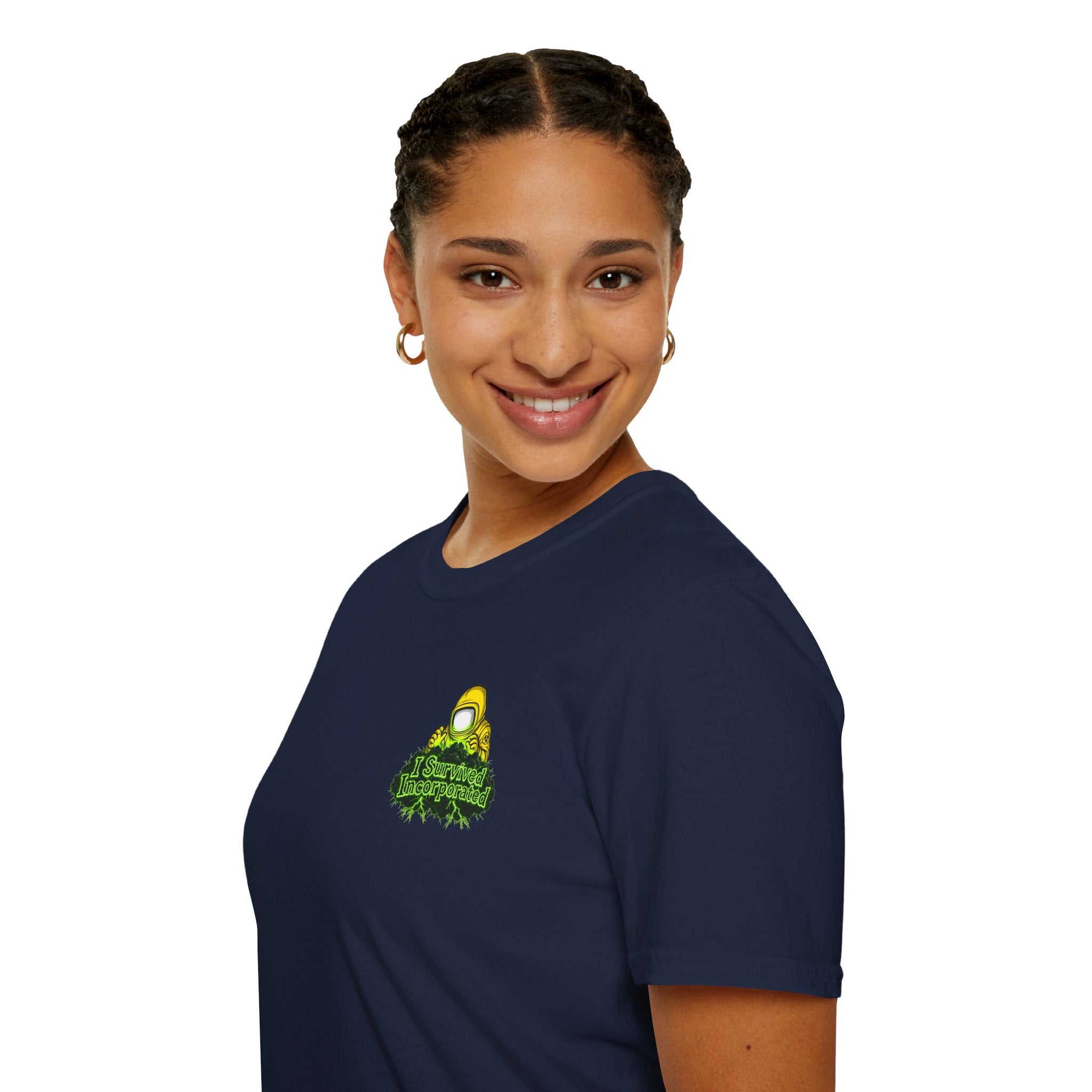 I Survived 2020 — "Please Stand By" Test Pattern Toxic Signal Tee Summer Premiere Unisex Softstyle T-Shirt