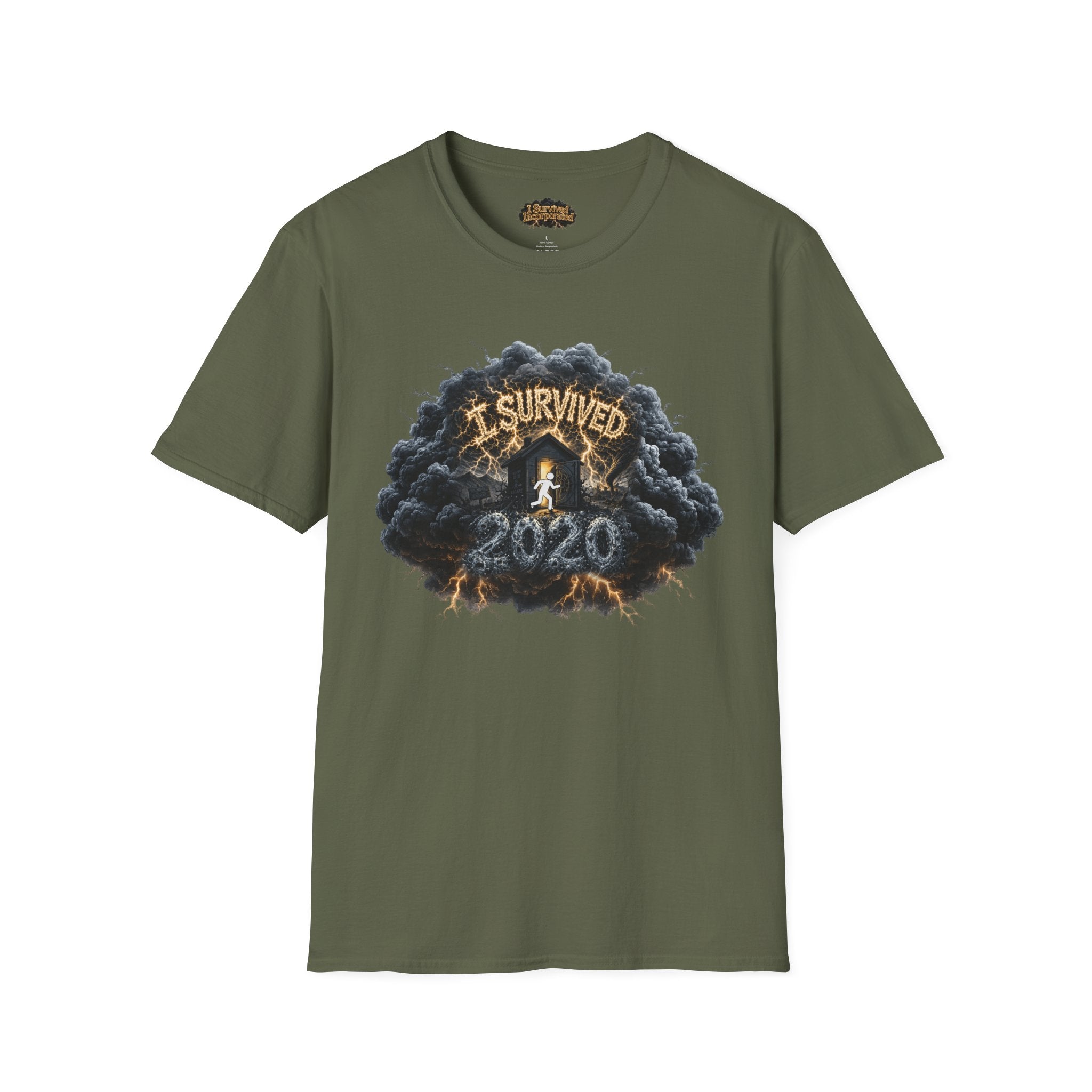 I Survived 2020 — Director's Cut Original Design Teaser Tee | Season 1 Premiere Drop Unisex Softstyle T-Shirt