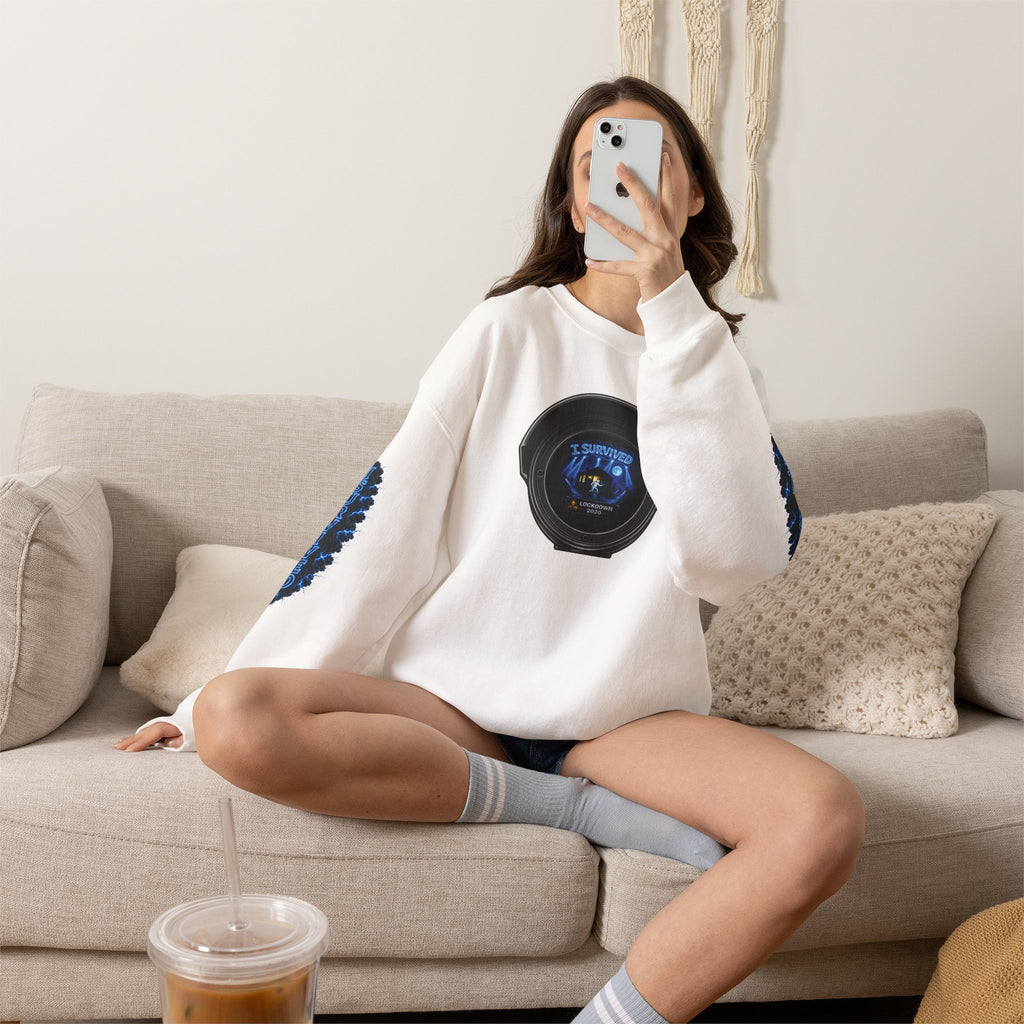 I Survived 2020 — LOCKDOWN S3:E2: Director's Cut Special Edition "Dating Under Lockdown" Unisex Heavy Blend™ Crewneck Sweatshirt