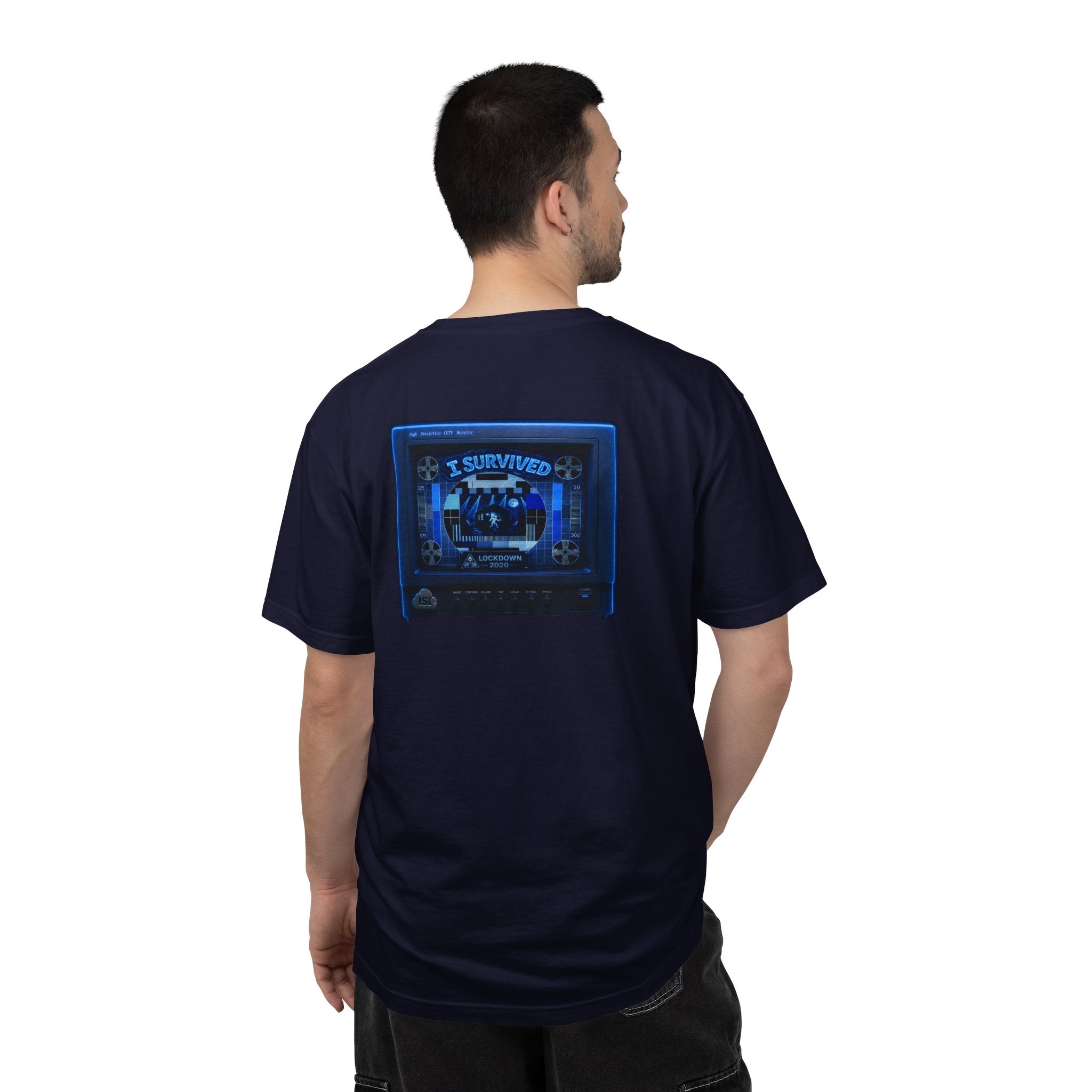 I Survived 2020 — "Please Stand By" Test Pattern Tee Lockdown Special Edition Summer Exclusive Unisex Garment-Dyed T-shirt
