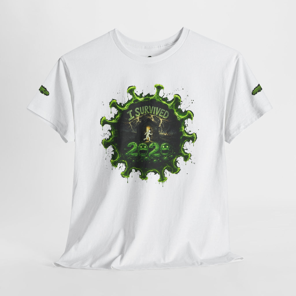 I Survived 2020 — Director's Cut S1:E1 "COVID-19: The Coronavirus" | Pandemic Edition Unisex Heavy Cotton Tee (SPECIAL EDITION)