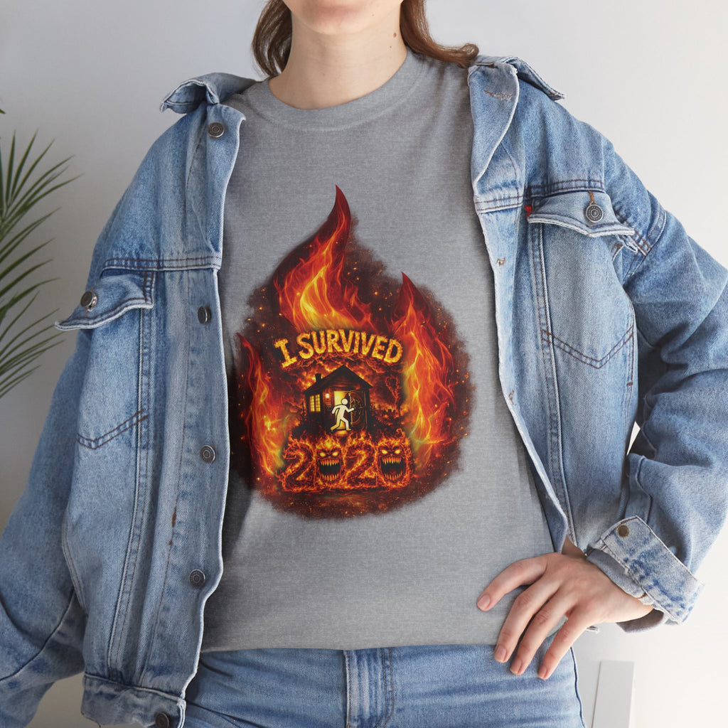 I Survived 2020 — Director's Cut S2:E1 "Berry Creek" | Wildfire Edition Memorial Unisex Heavy Cotton Tee (SPECIAL EDITION)
