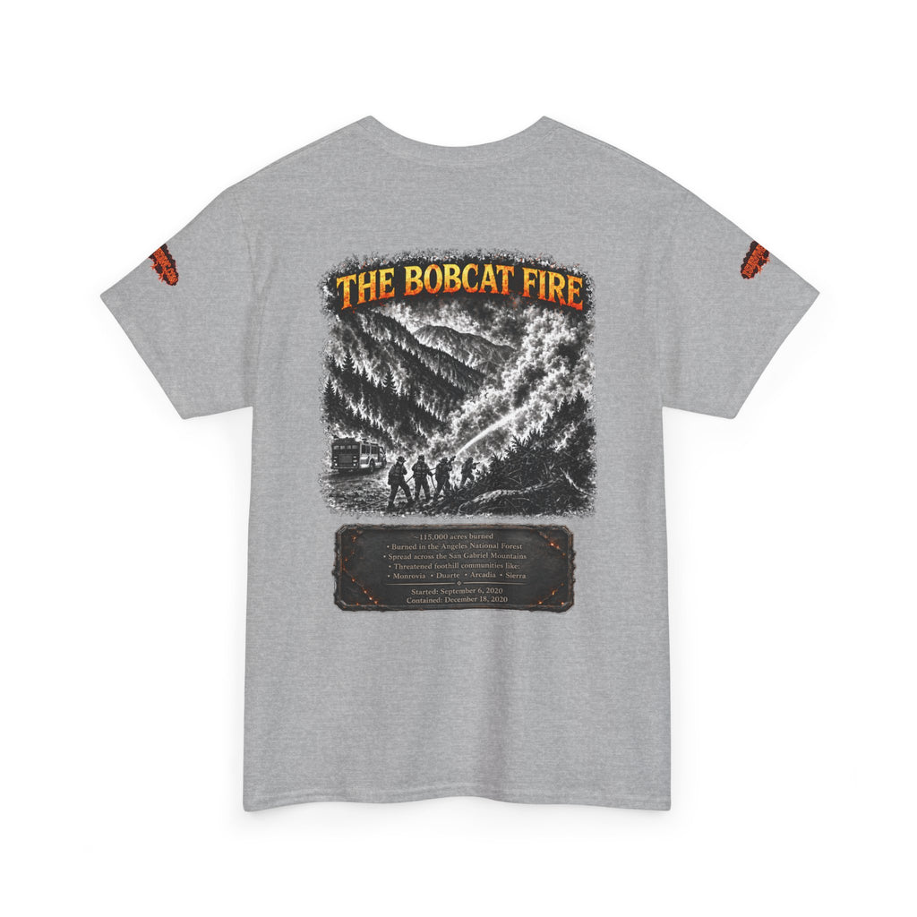 I Survived 2020 — Director's Cut S2:E2 "The Bobcat Fire" | Wildfire Edition Memorial Unisex Heavy Cotton Tee (SPECIAL EDITION)