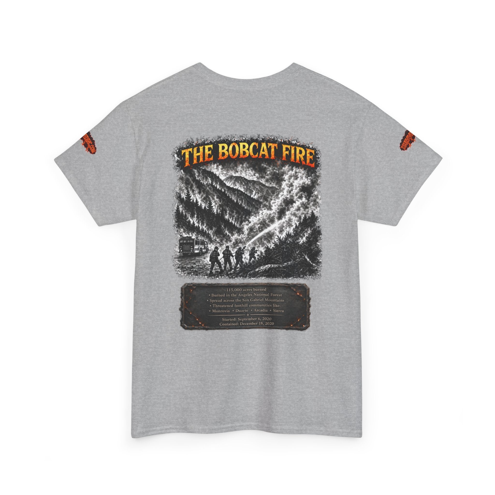 I Survived 2020 — Director's Cut S2:E2 "The Bobcat Fire" | Wildfire Edition Memorial Unisex Heavy Cotton Tee (SPECIAL EDITION)