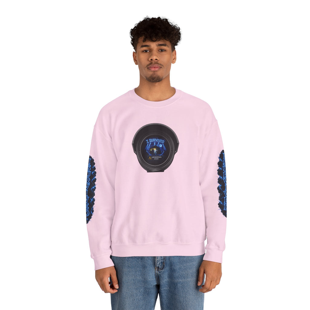 I Survived 2020 — LOCKDOWN S3:E3: Director's Cut Special Edition "Remote Schooling" Unisex Heavy Blend™ Crewneck Sweatshirt