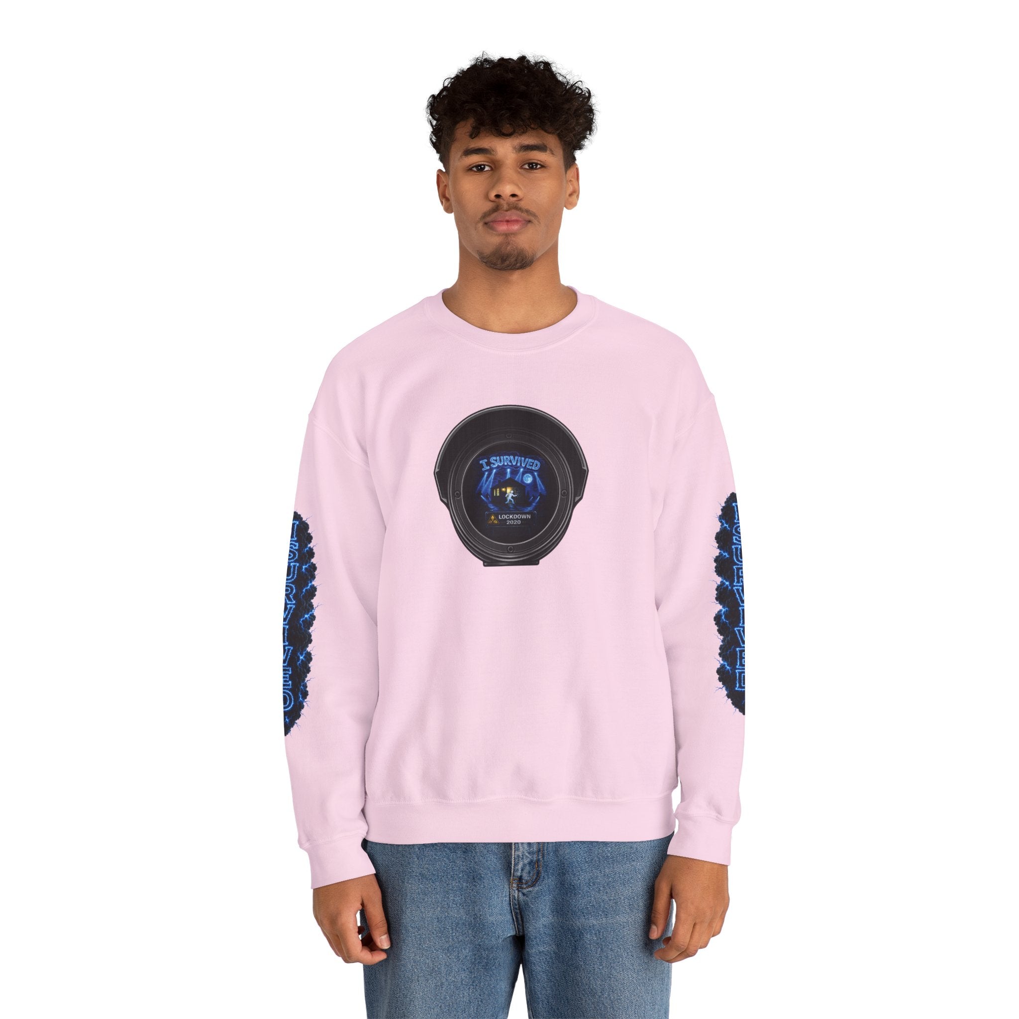 I Survived 2020 — LOCKDOWN S3:E3: Director's Cut Special Edition "Remote Schooling" Unisex Heavy Blend™ Crewneck Sweatshirt