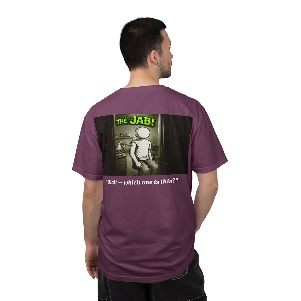 I Survived 2020 — PANDEMIC S1:E3: Director's Cut "The Jab!" Unisex Garment-Dyed T-shirt