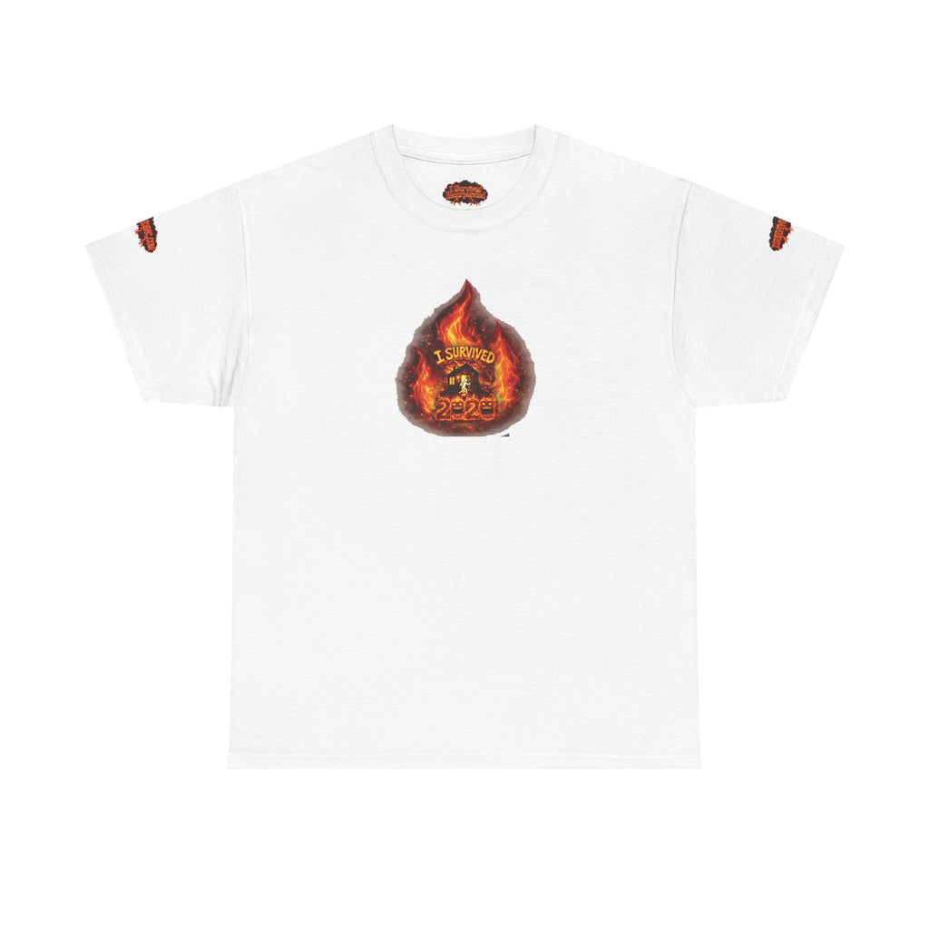 I Survived 2020 — WILDFIRES S2:E2: Director's Cut Special Edition "The Bobcat Fire" Memorial Unisex Heavy Cotton Tee