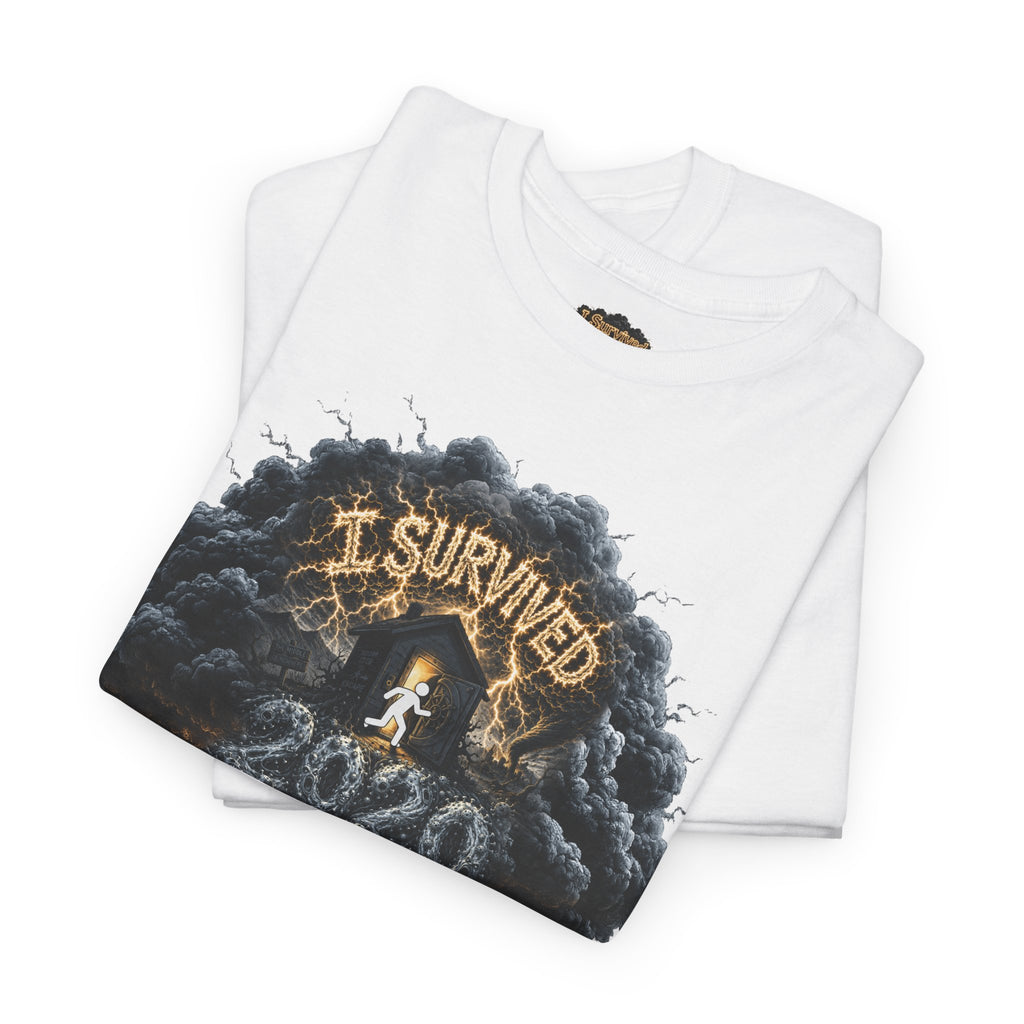 I Survived 2020 — Director's Cut Original Design Teaser Tee | Season 1 Premiere Drop Unisex Heavy Cotton Tee