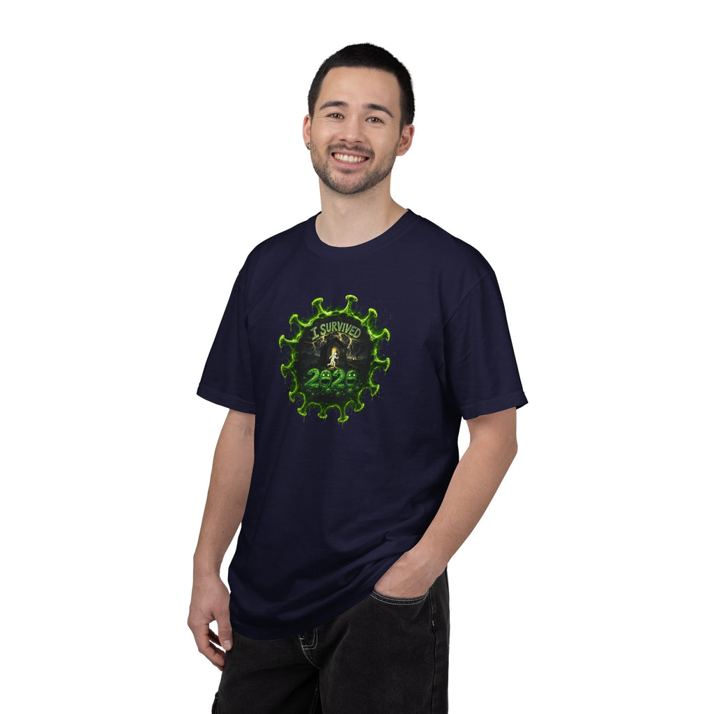 I Survived 2020 —  PANDEMIC S1:E1: Director's Cut "COVID-19: The Coronavirus" Unisex Garment-Dyed T-shirt