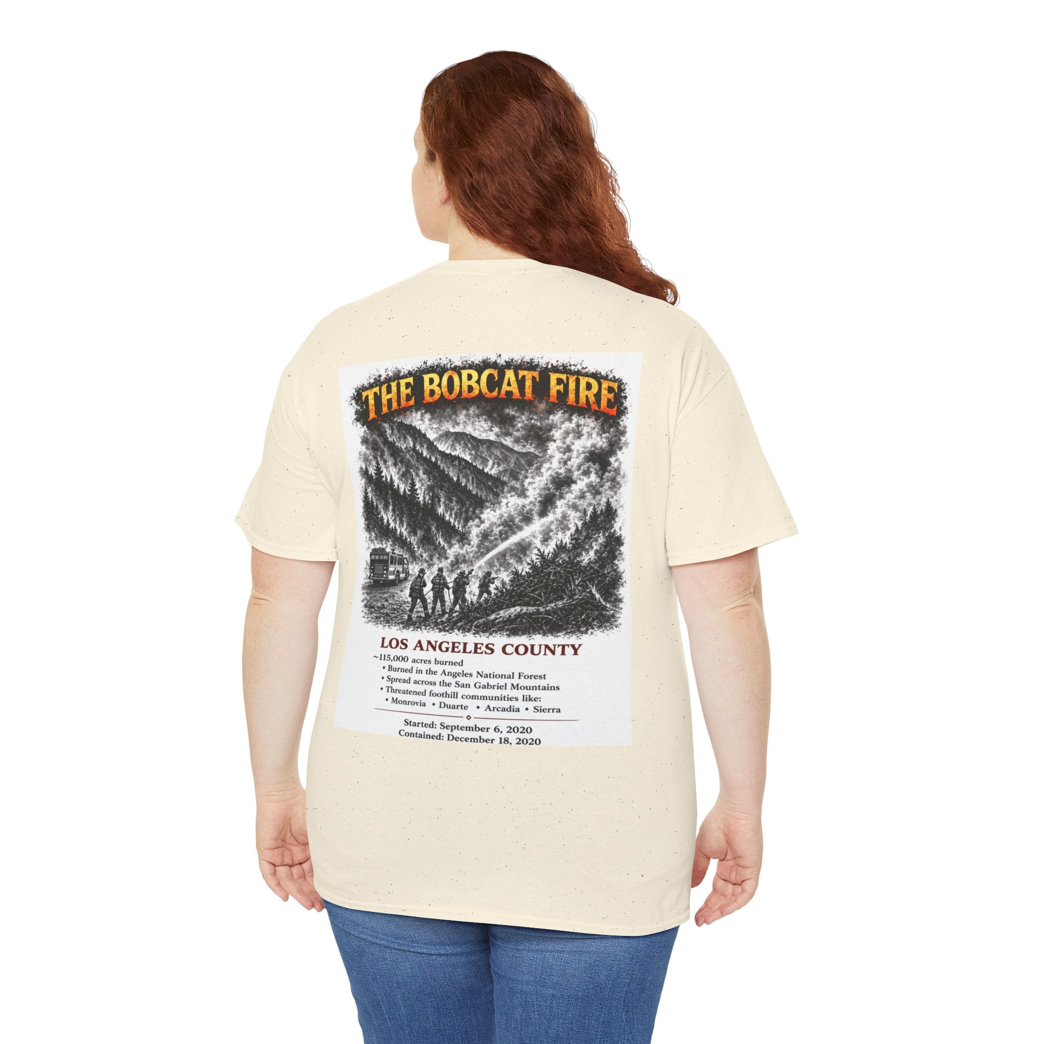 I Survived 2020 — S2:E2 "The Bobcat Fire" | Wildfire Edition Memorial Unisex Heavy Cotton Tee