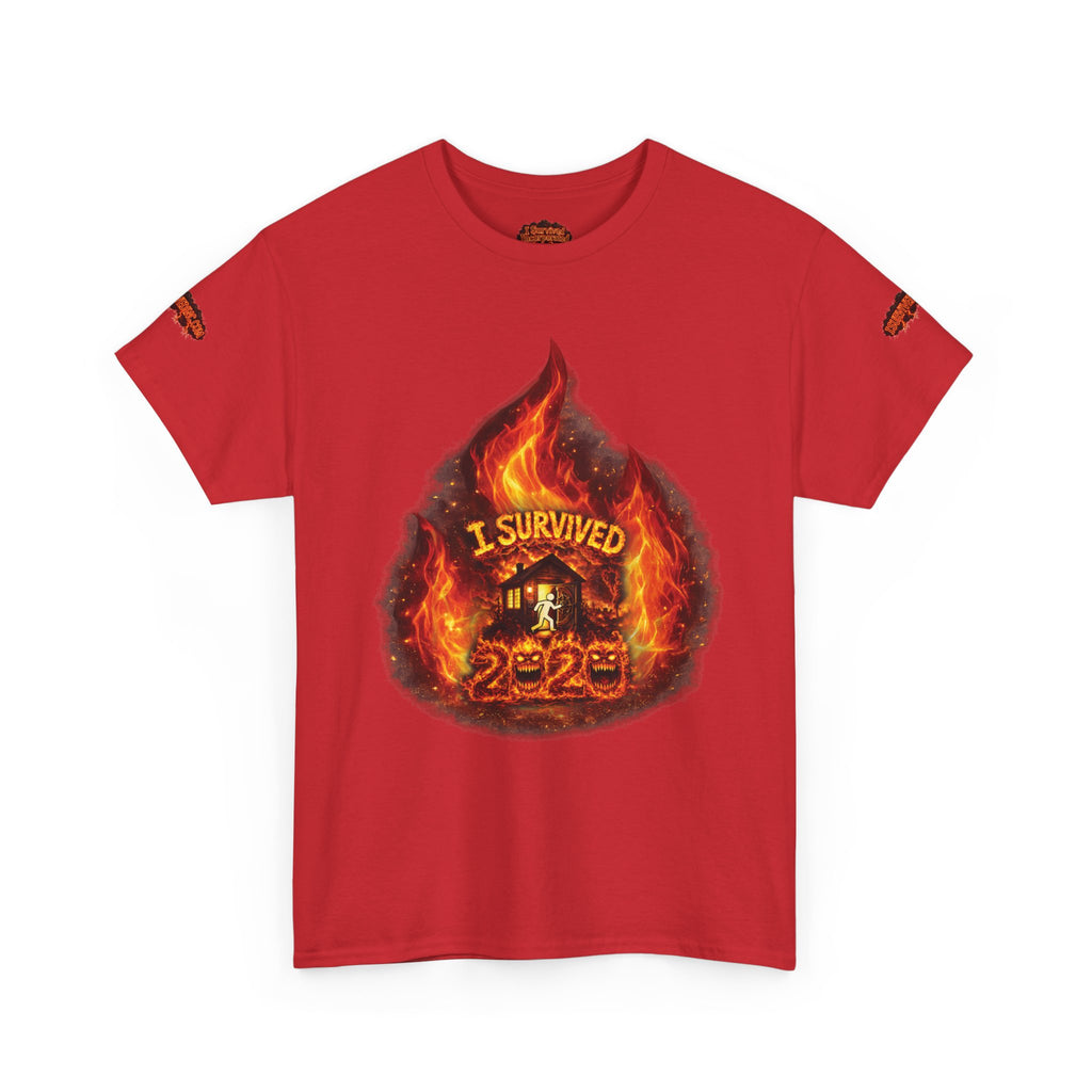 I Survived 2020 — Director's Cut S2:E3 "The California Wildfires" | Wildfire Edition Memorial Unisex Heavy Cotton Tee (SPECIAL EDITION)