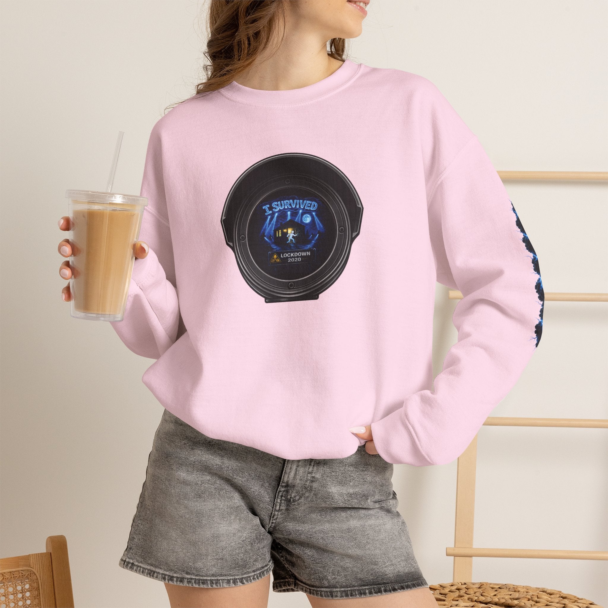 I Survived 2020 —  LOCKDOWN S3:E1: Director's Cut Special Edition "Quarantine" Unisex Heavy Blend™ Crewneck Sweatshirt