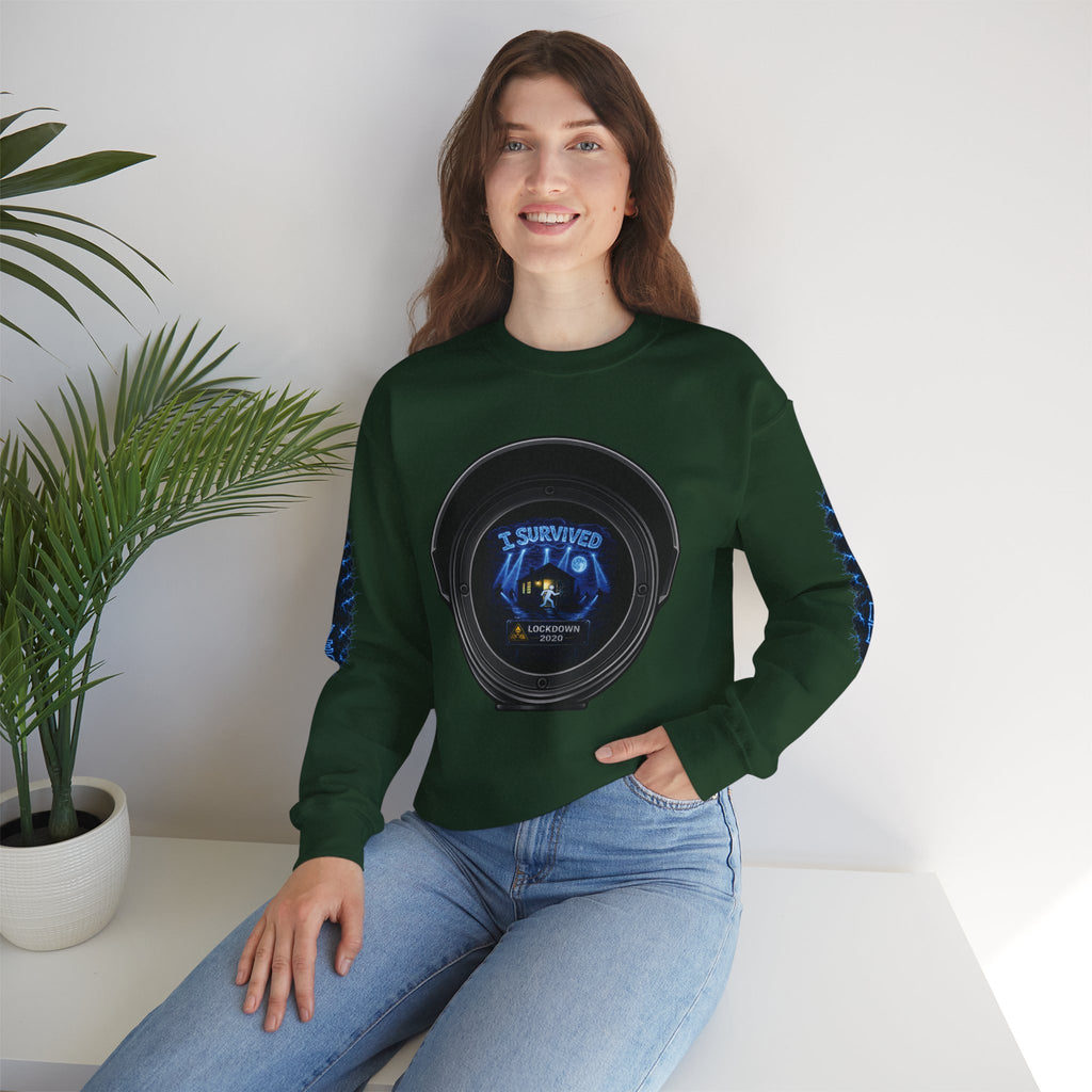I Survived 2020 — Director's Cut S3:E1 "Quarantine" | Lockdown Edition Documentary Unisex Heavy Blend™ Crewneck Sweatshirt
