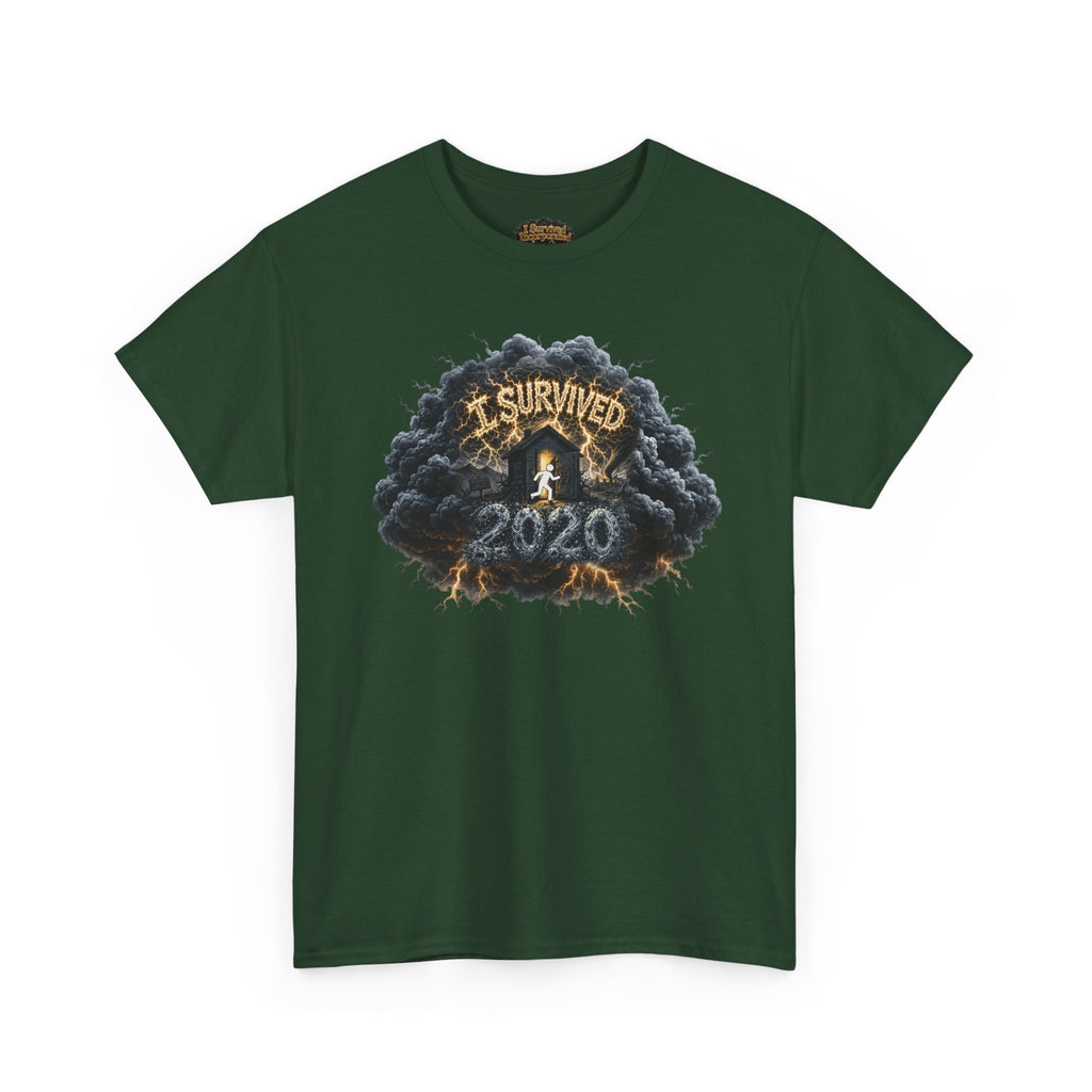 I Survived 2020 —  Deriector's Cut Original Design Teaser Tee | Season 1 Premiere Drop Unisex Heavy Cotton Tee