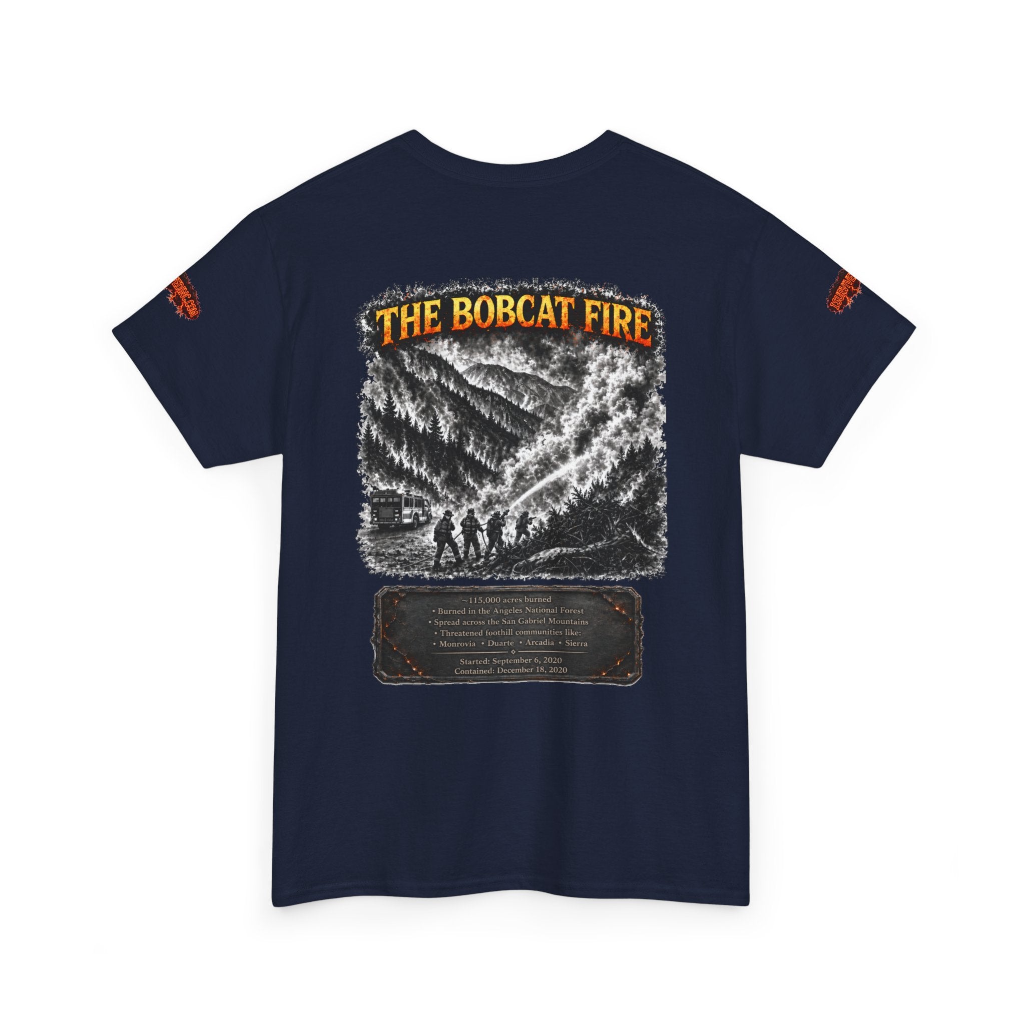 I Survived 2020 — Director's Cut S2:E2 "The Bobcat Fire" | Wildfire Edition Memorial Unisex Heavy Cotton Tee (SPECIAL EDITION)