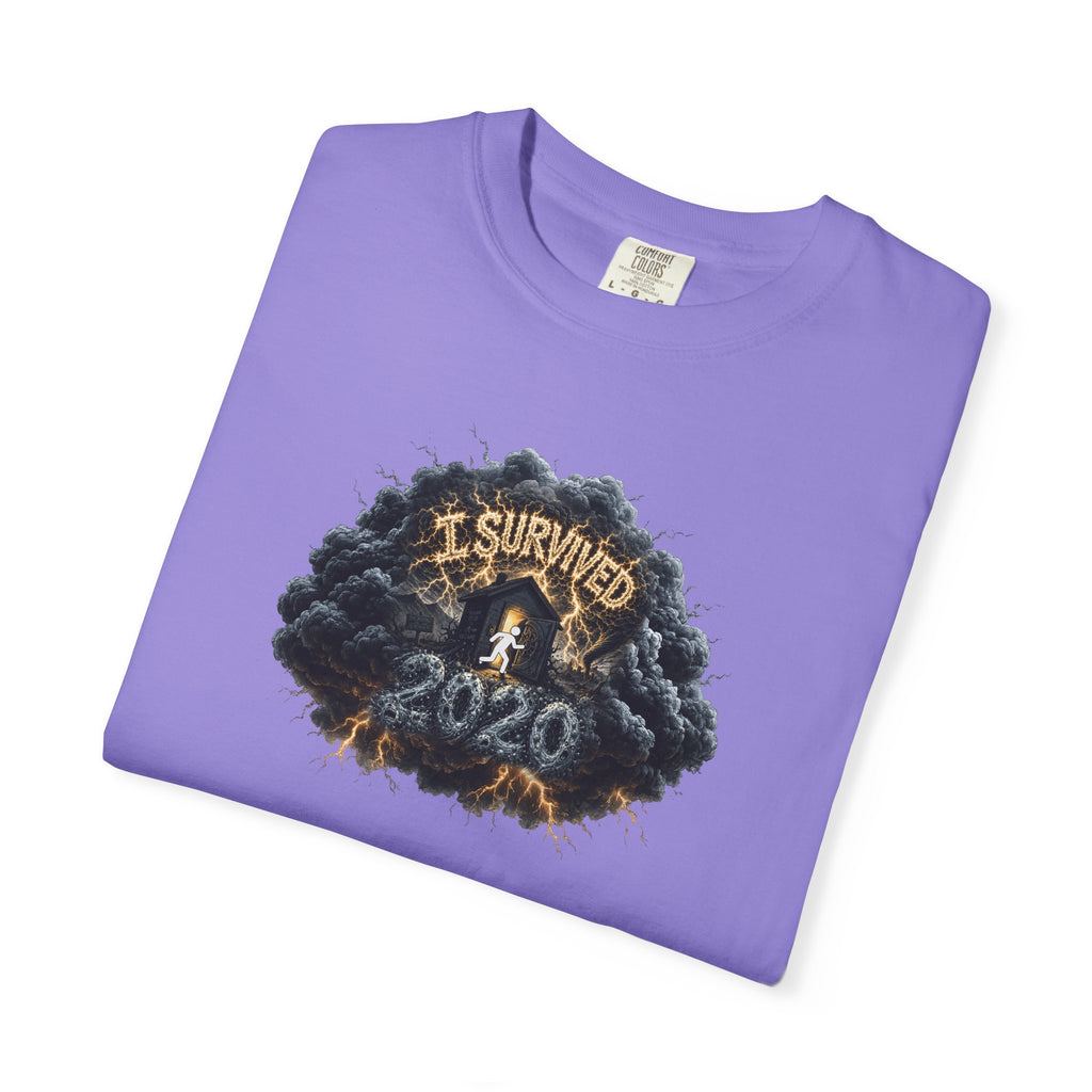 I Survived 2020 — Original PILOT Design: Director's Cut Unisex Garment-Dyed T-shirt