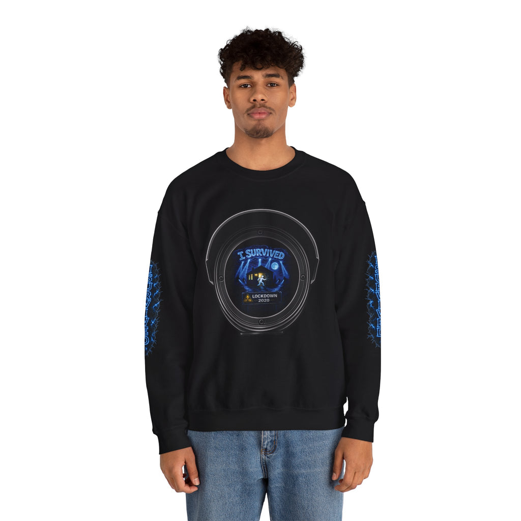 I Survived 2020 — Director's Cut S3:E1 "Quarantine" | Lockdown Edition Documentary Unisex Heavy Blend™ Crewneck Sweatshirt