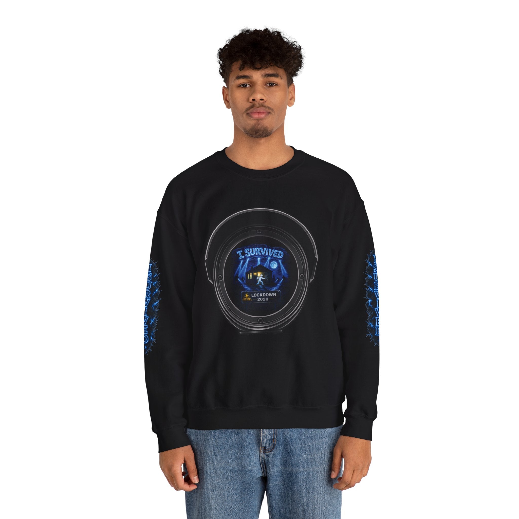 I Survived 2020 — Director's Cut S3:E1 "Quarantine" | Lockdown Edition Documentary Unisex Heavy Blend™ Crewneck Sweatshirt