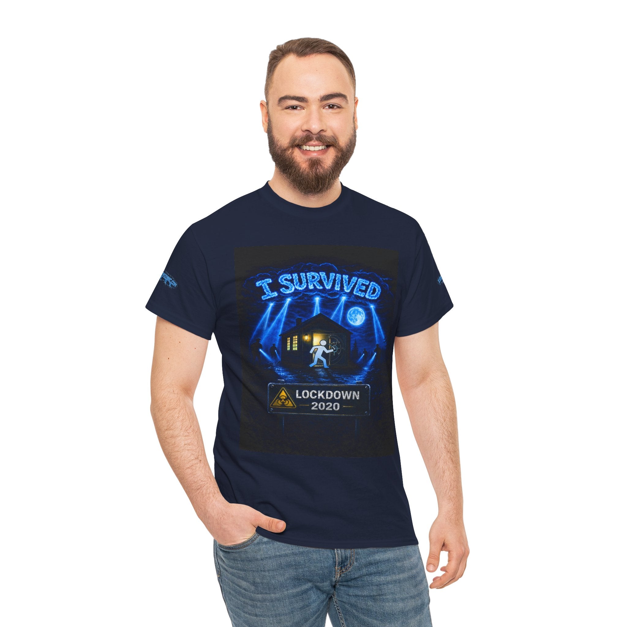I Survived 2020 — S3:E2 "Dating Under Lockdown" | Lockdown Edition Documentary Unisex Heavy Cotton Tee (SPECIAL EDITION)