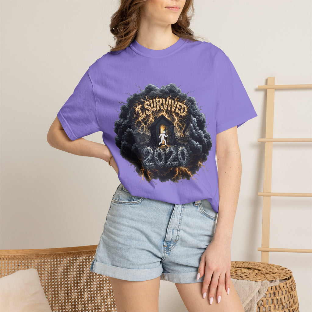 I Survived 2020 — Director's Cut Original Design Teaser Tee | Season 1 Premiere Drop Unisex Garment-Dyed T-shirt