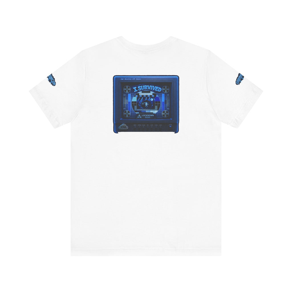 I Survived 2020 — "Please Stand By" Test Pattern Tee Lockdown Special Edition Summer Exclusive Unisex Jersey Short Sleeve Tee