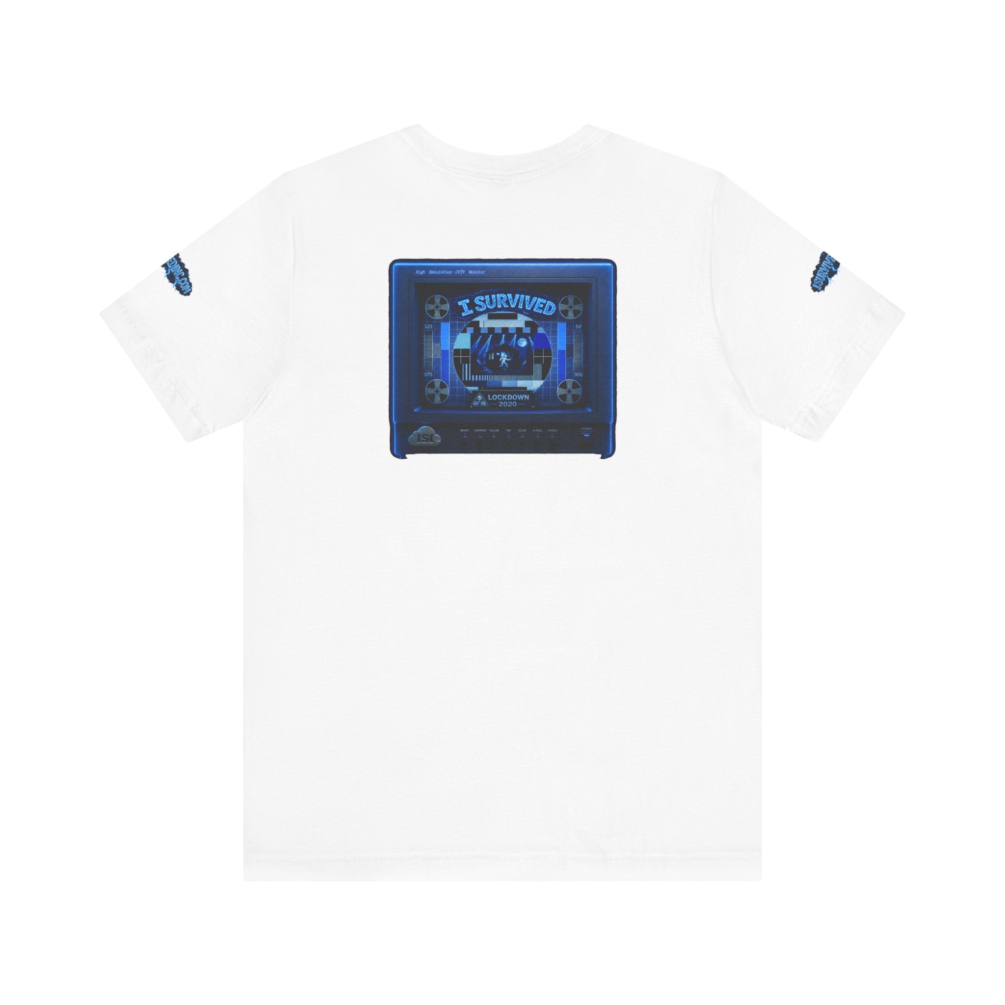 I Survived 2020 — "Please Stand By" Test Pattern Tee Lockdown Special Edition Summer Exclusive Unisex Jersey Short Sleeve Tee