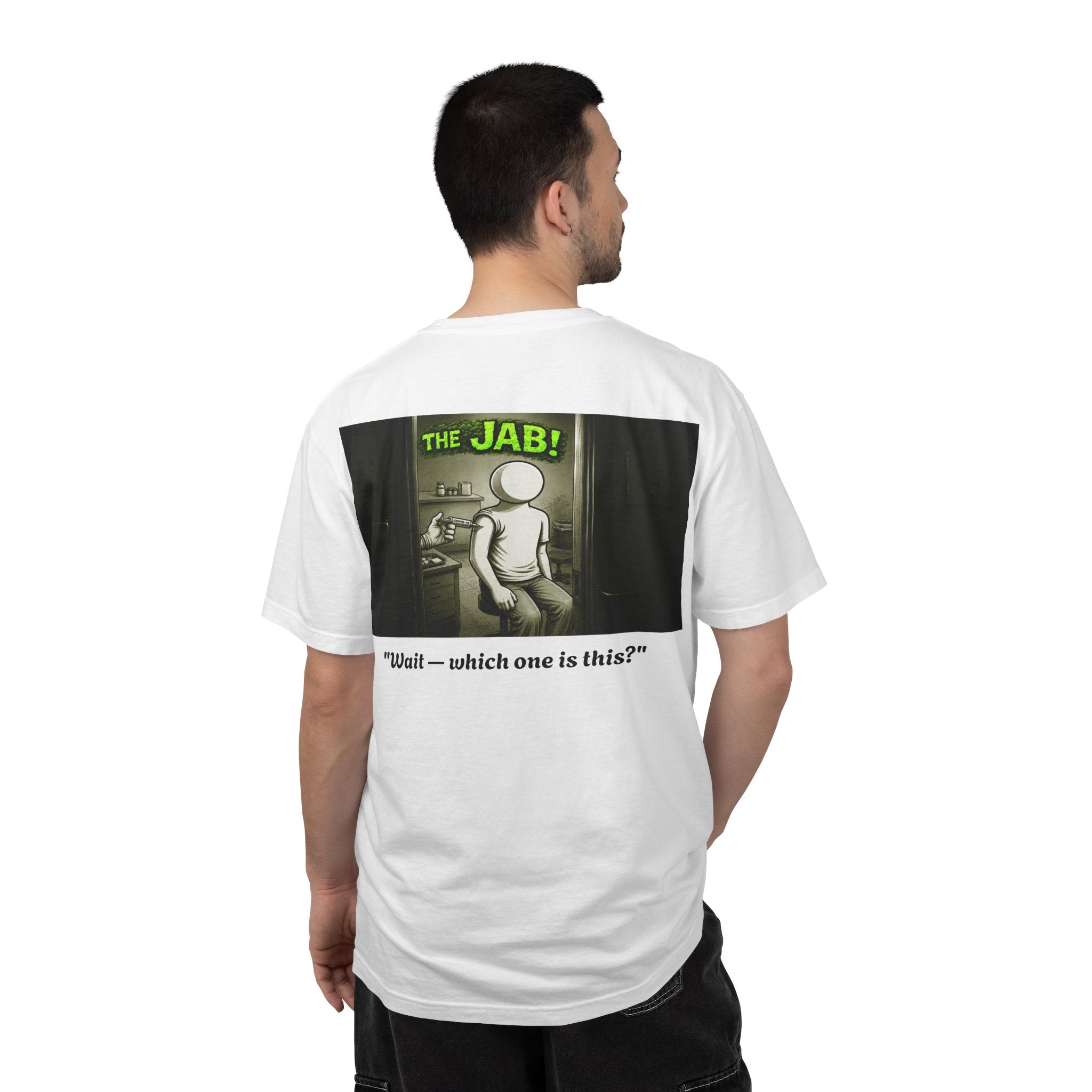 I Survived 2020 — PANDEMIC S1:E3: Director's Cut "The Jab!" Unisex Garment-Dyed T-shirt