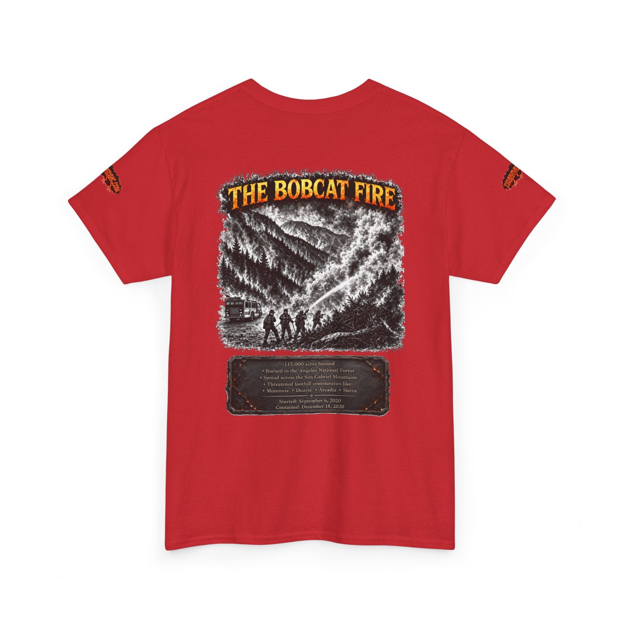 I Survived 2020 — Director's Cut S2:E2 "The Bobcat Fire" | Wildfire Edition Memorial Unisex Heavy Cotton Tee (SPECIAL EDITION)