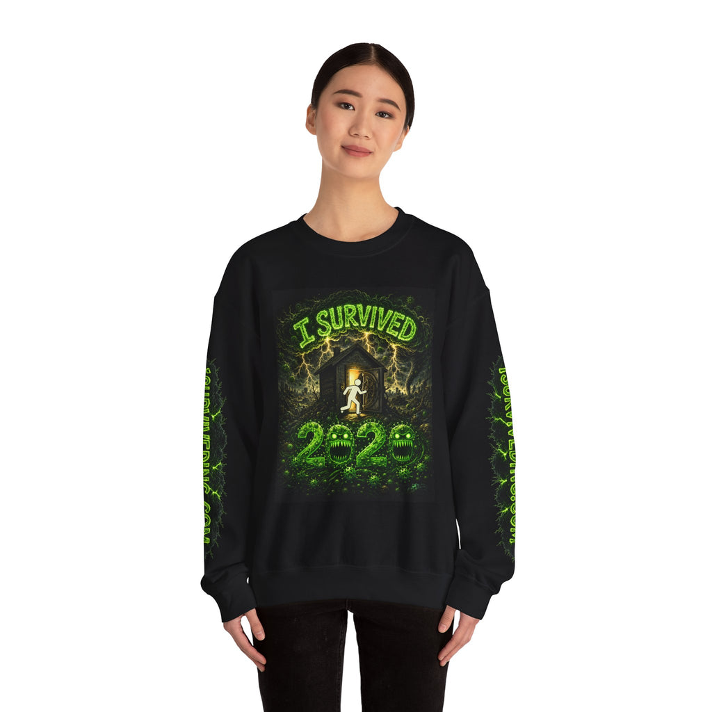 I Survived 2020 — S1:E5 "Delivery Doomsday" | Pandemic Edition Unisex Heavy Blend™ Crewneck Sweatshirt