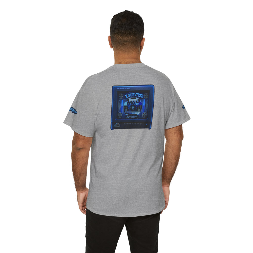 I Survived 2020 — "Please Stand By" Test Pattern Tee Lockdown Special Edition Summer Exclusive Unisex Heavy Cotton Tee