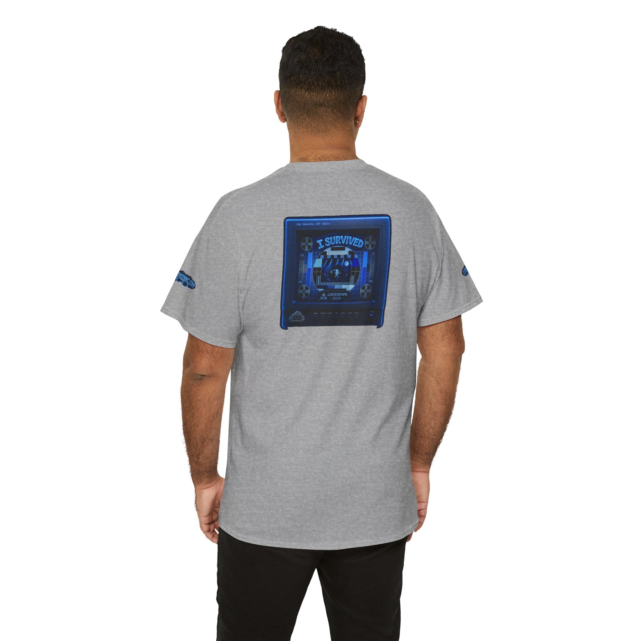 I Survived 2020 — "Please Stand By" Test Pattern Tee Lockdown Special Edition Summer Exclusive Unisex Heavy Cotton Tee