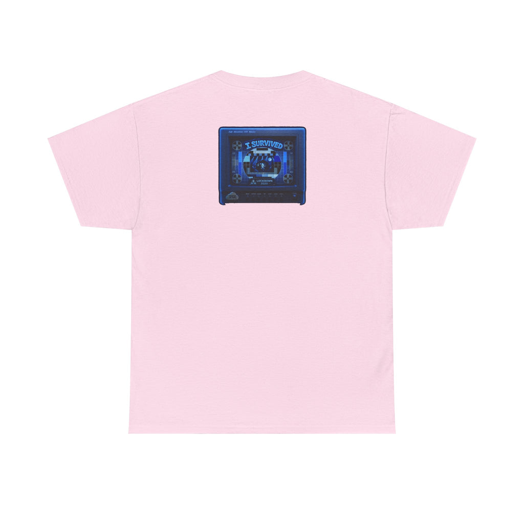 I Survived 2020 — "Please Stand By" Test Pattern Tee Lockdown Surveillance Edition Summer Exclusive Unisex Heavy Cotton Tee