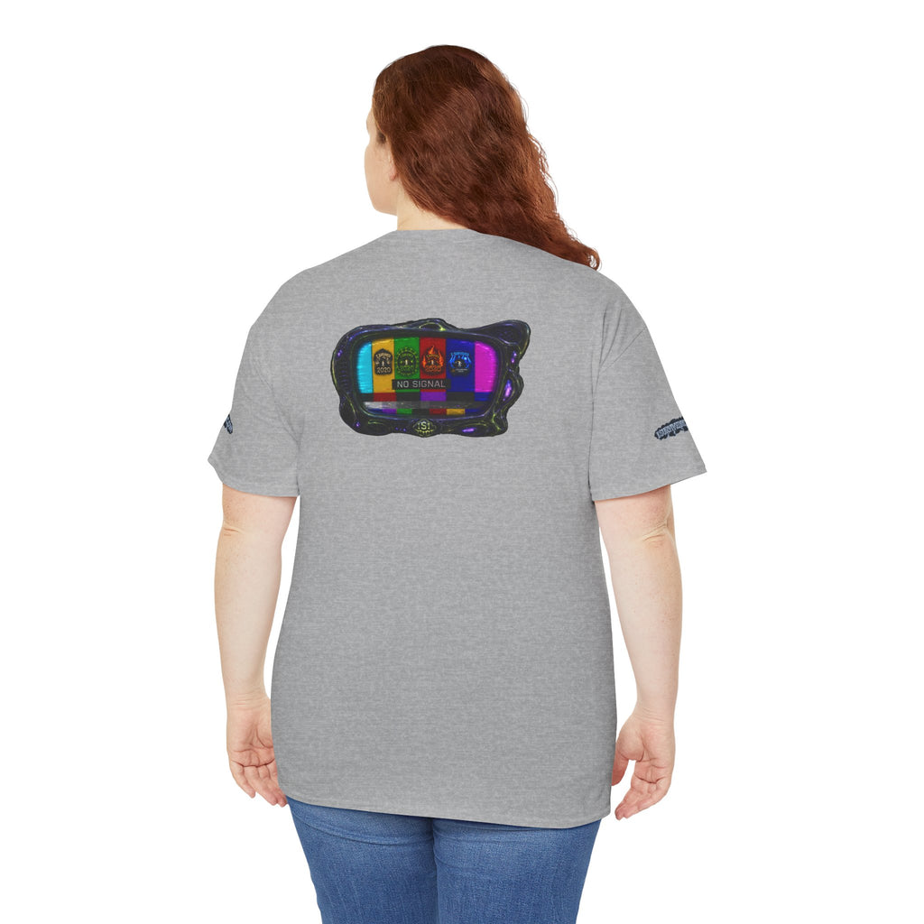 I Survived 2020 — "No Signal" Test Pattern Tee Alien Broadcast Finale Special Edition Summer Premiere Unisex Heavy Cotton Tee