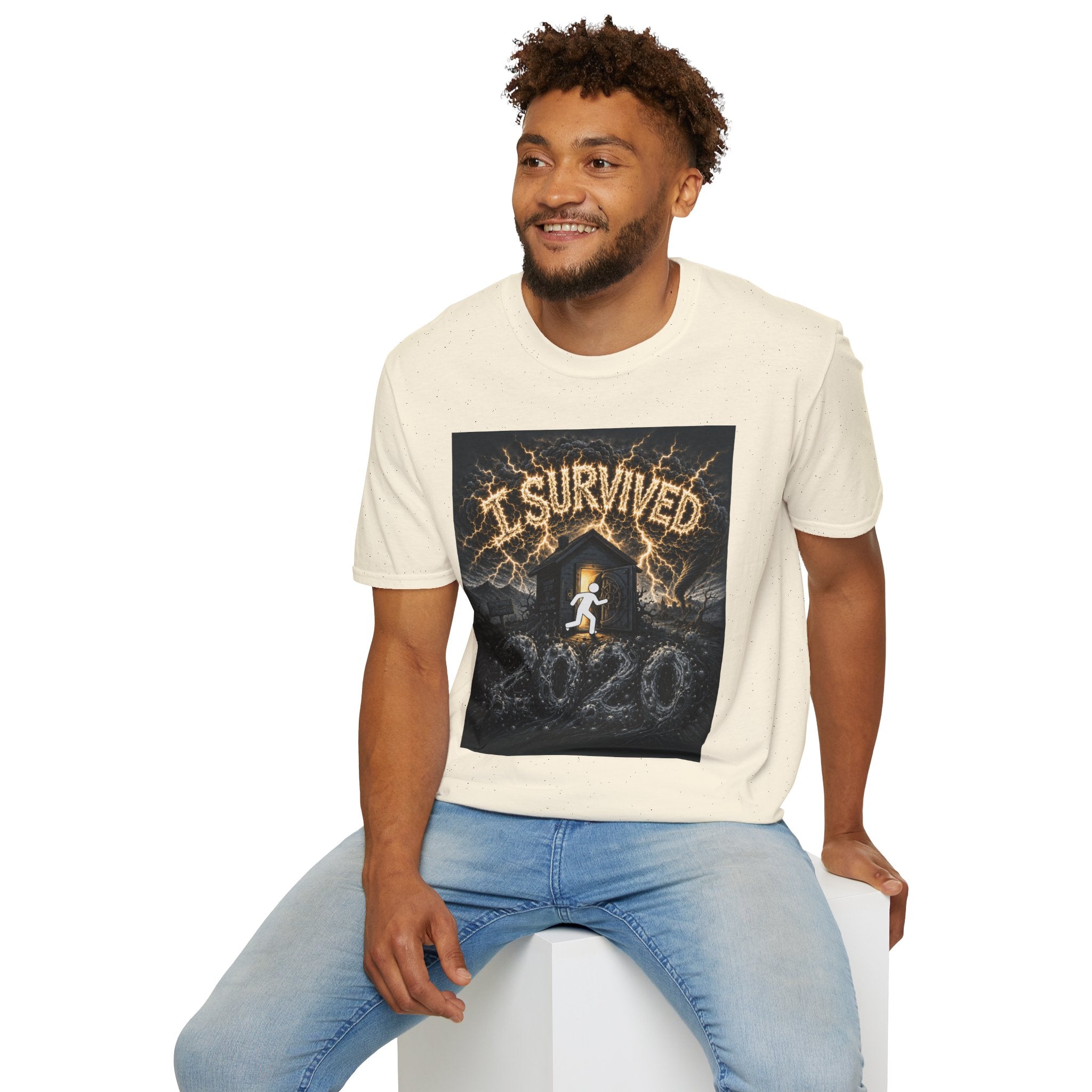 I Survived 2020 — Original PILOT Design Unisex Softstyle T-Shirt