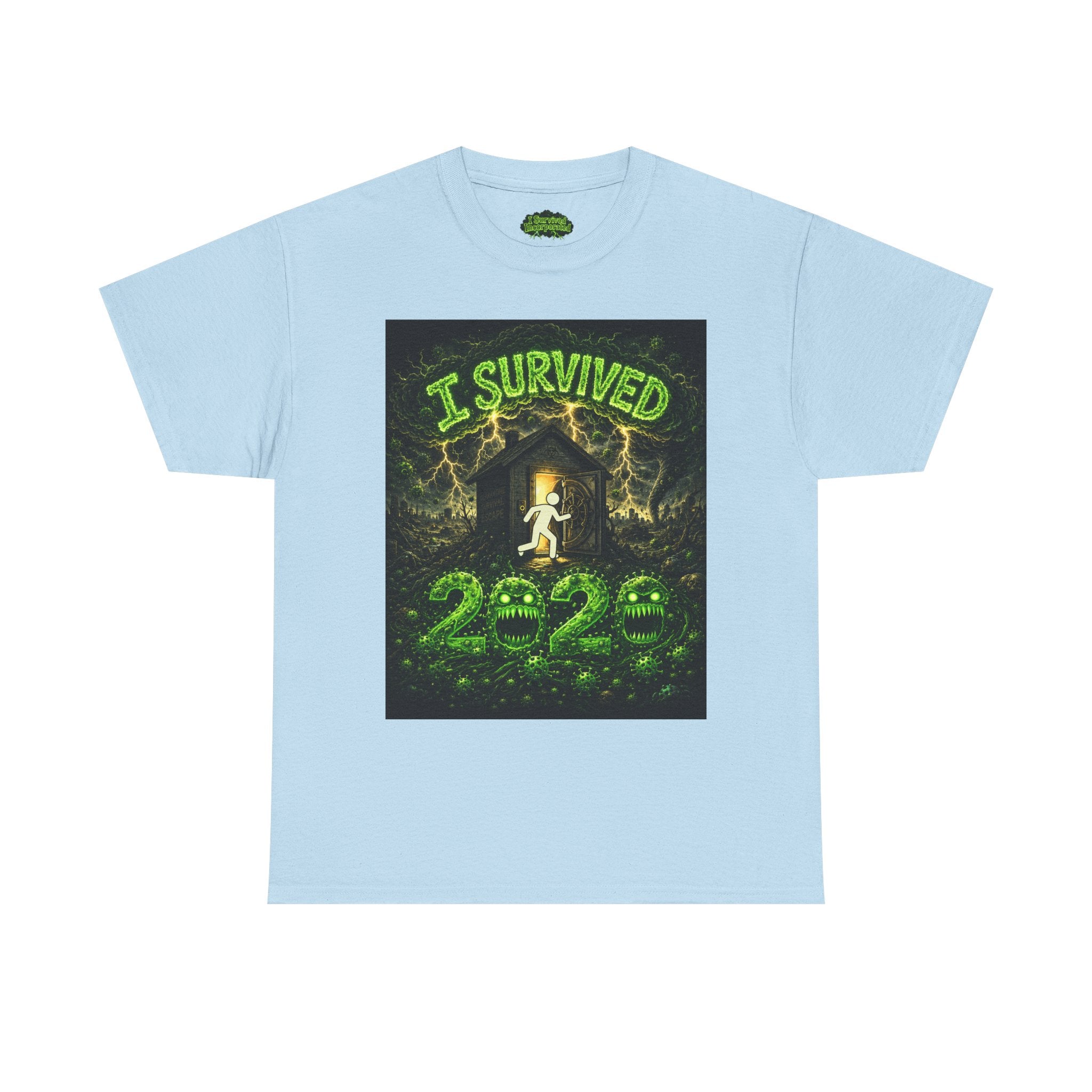 I Survived 2020 — S1:E2 "The Coming of COVID" | Pandemic Edition Unisex Heavy Cotton Tee