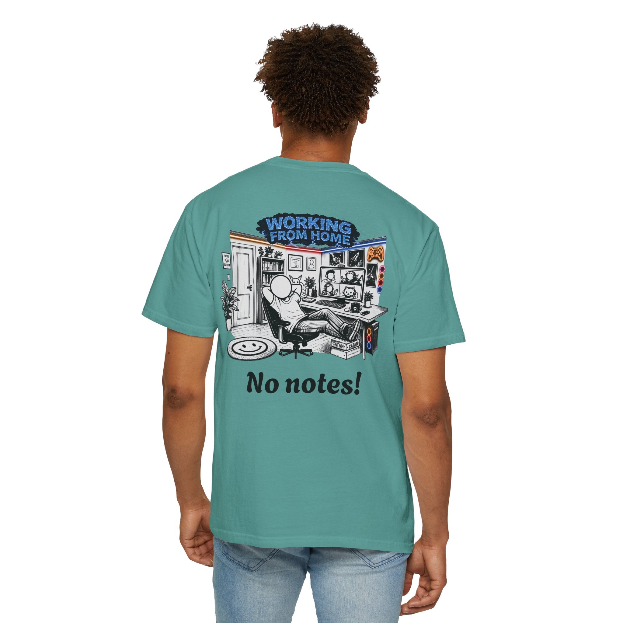 I Survived 2020 — LOCKDOWN S3:E4: "Working From Home" Unisex Garment-Dyed T-shirt