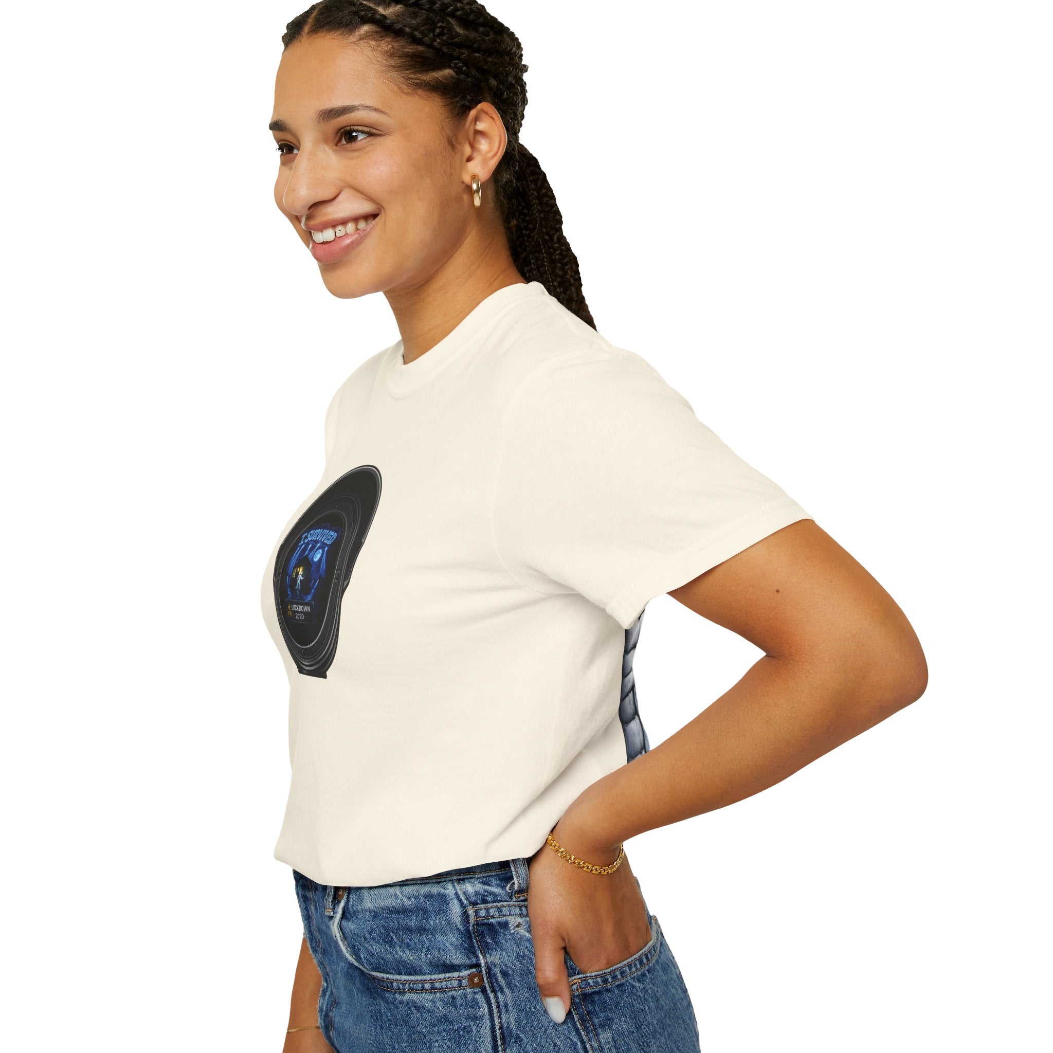 I Survived 2020 —  LOCKDOWN S3:E1: Director's Cut "Quarantine" Unisex Garment-Dyed T-shirt